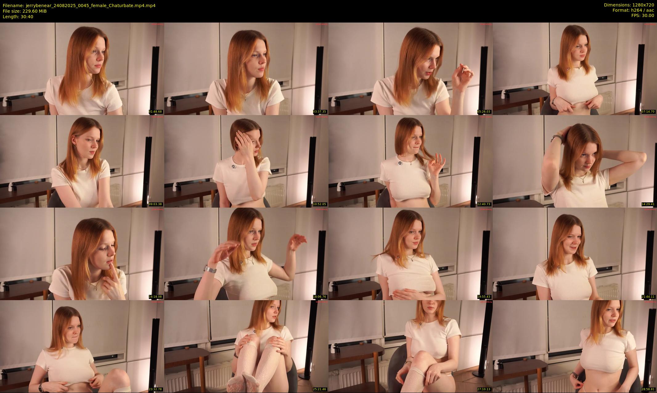 jerrybenear — 31 minute Chaturbate female cam show recording, 720p, Aug 24, 2025