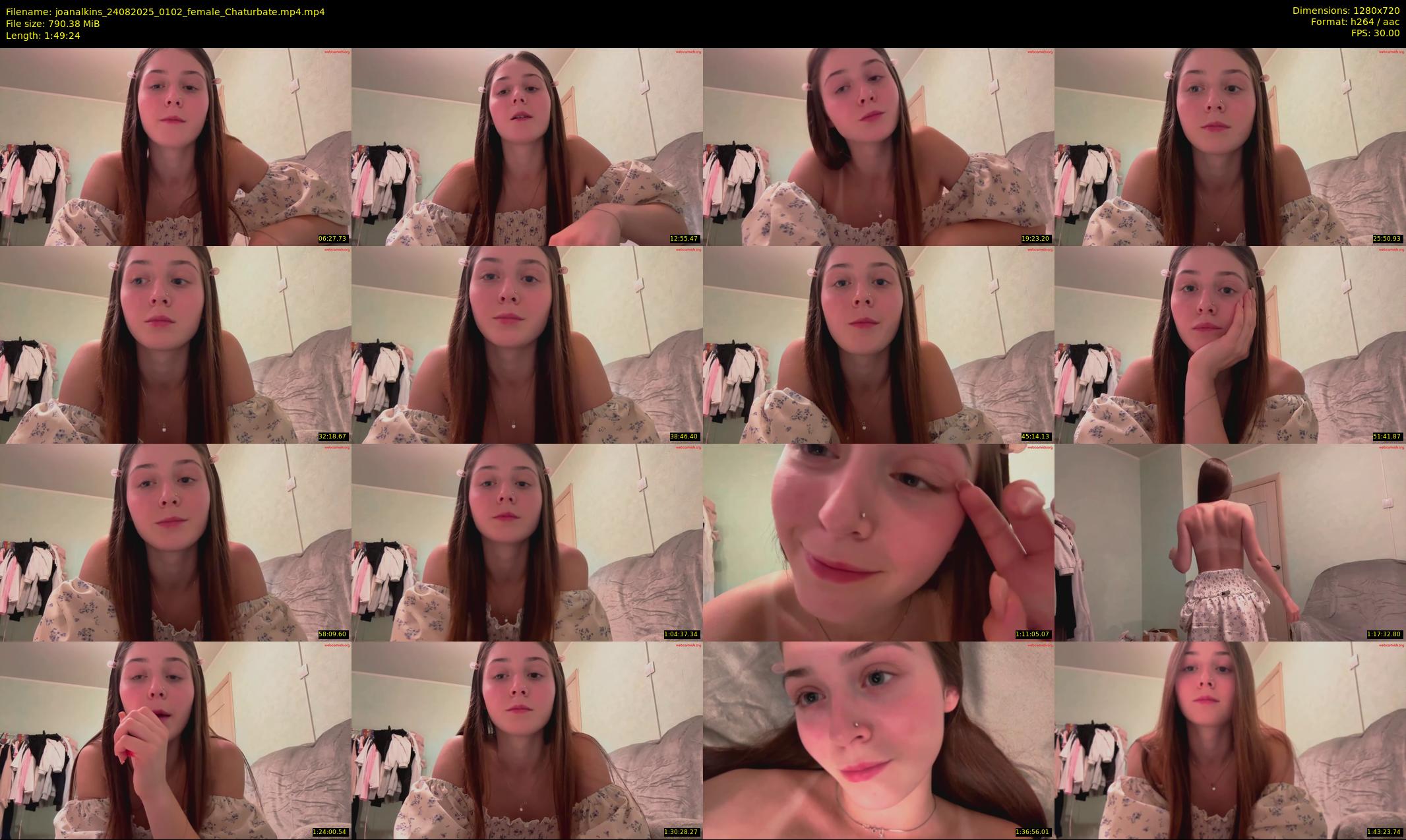 joanalkins — 110 minute Chaturbate female cam show recording, 720p, Aug 24, 2025