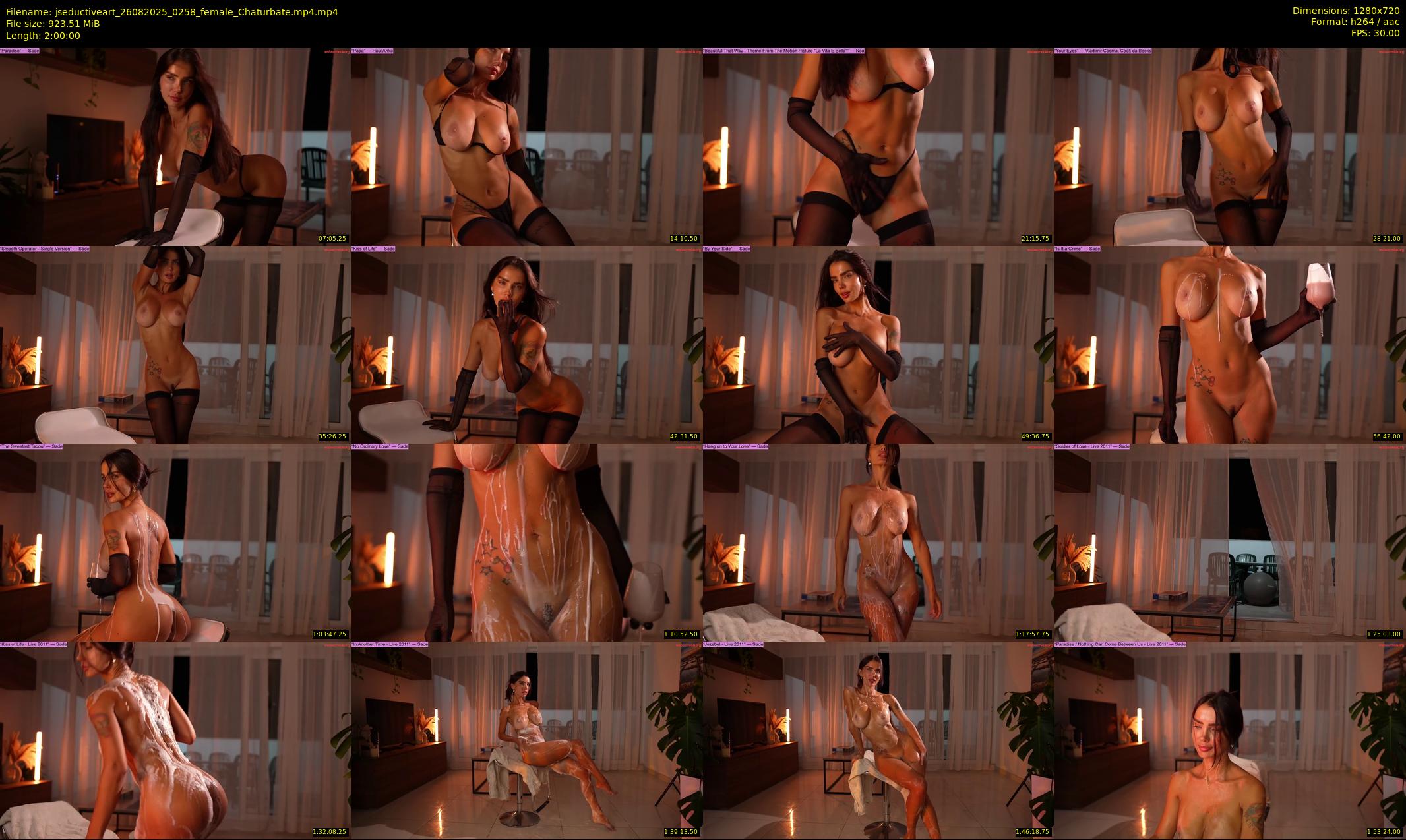 jseductiveart — 120 minute Chaturbate female cam show recording, 720p, Aug 26, 2025