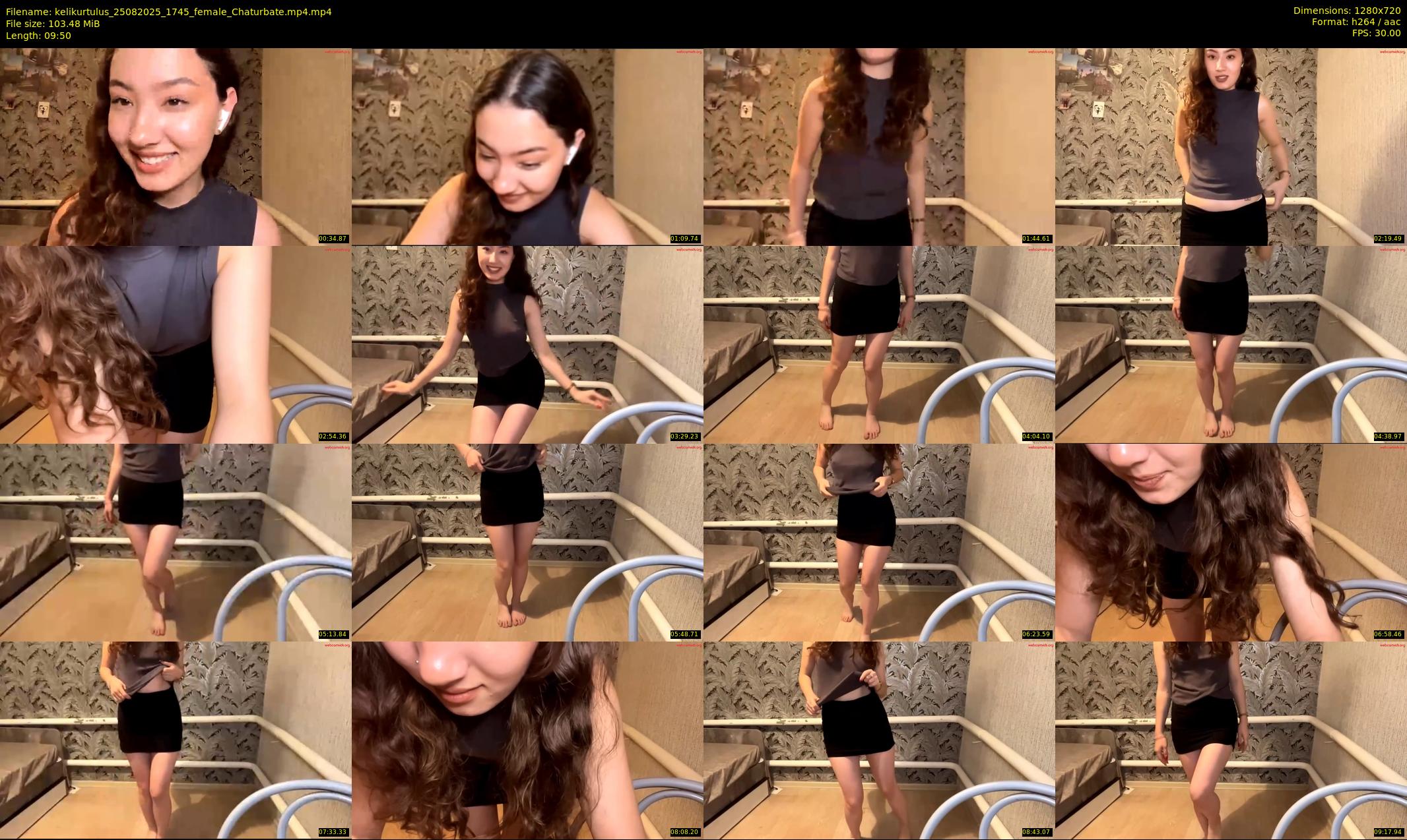 kelikurtulus — 10 minute Chaturbate female cam show recording, 720p, Aug 25, 2025