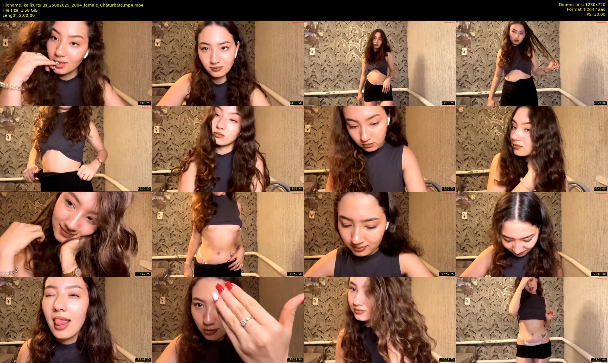 kelikurtulus — 120 minute Chaturbate female cam show recording, 720p, Aug 25, 2025
