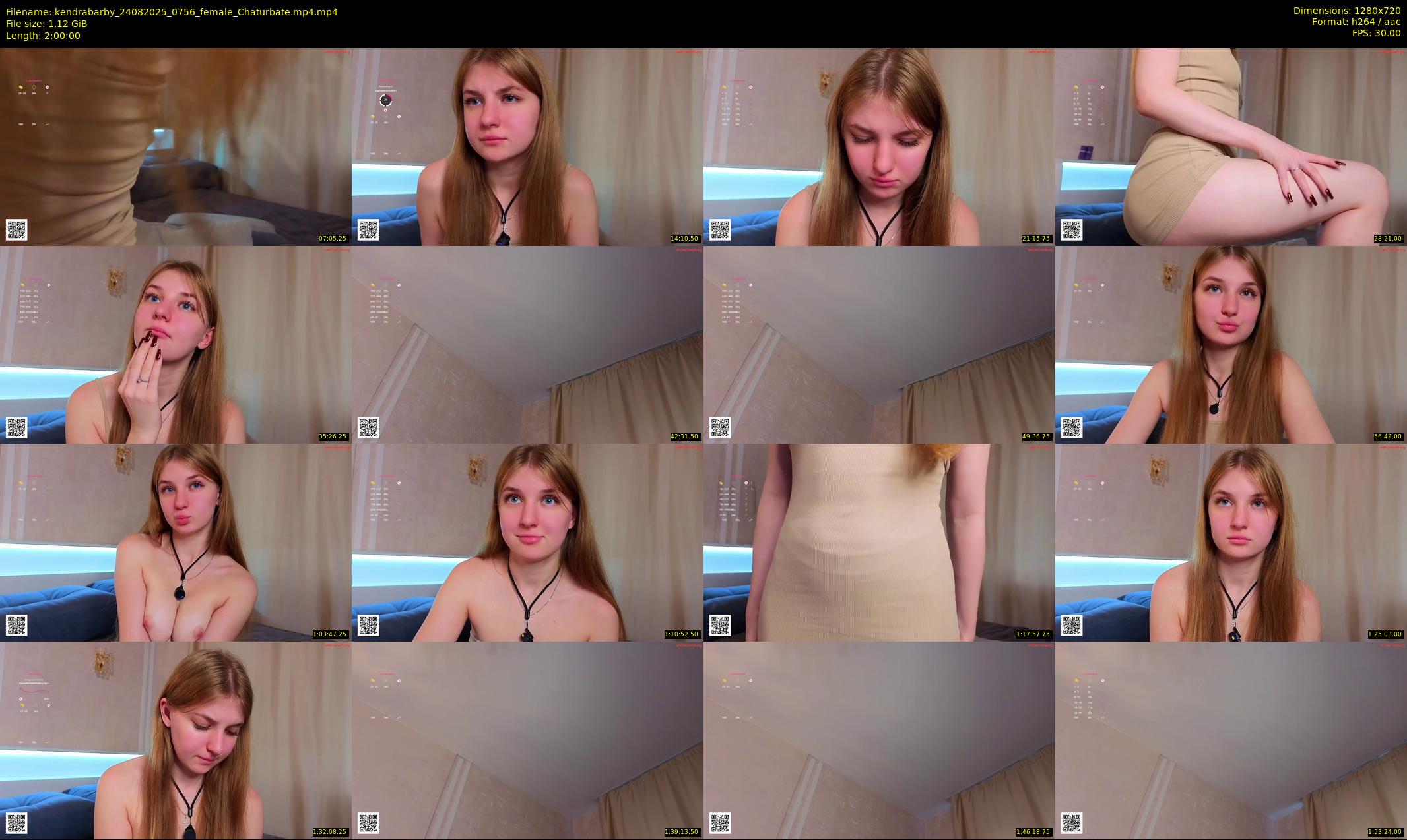 kendrabarby — 120 minute Chaturbate female cam show recording, 720p, Aug 24, 2025