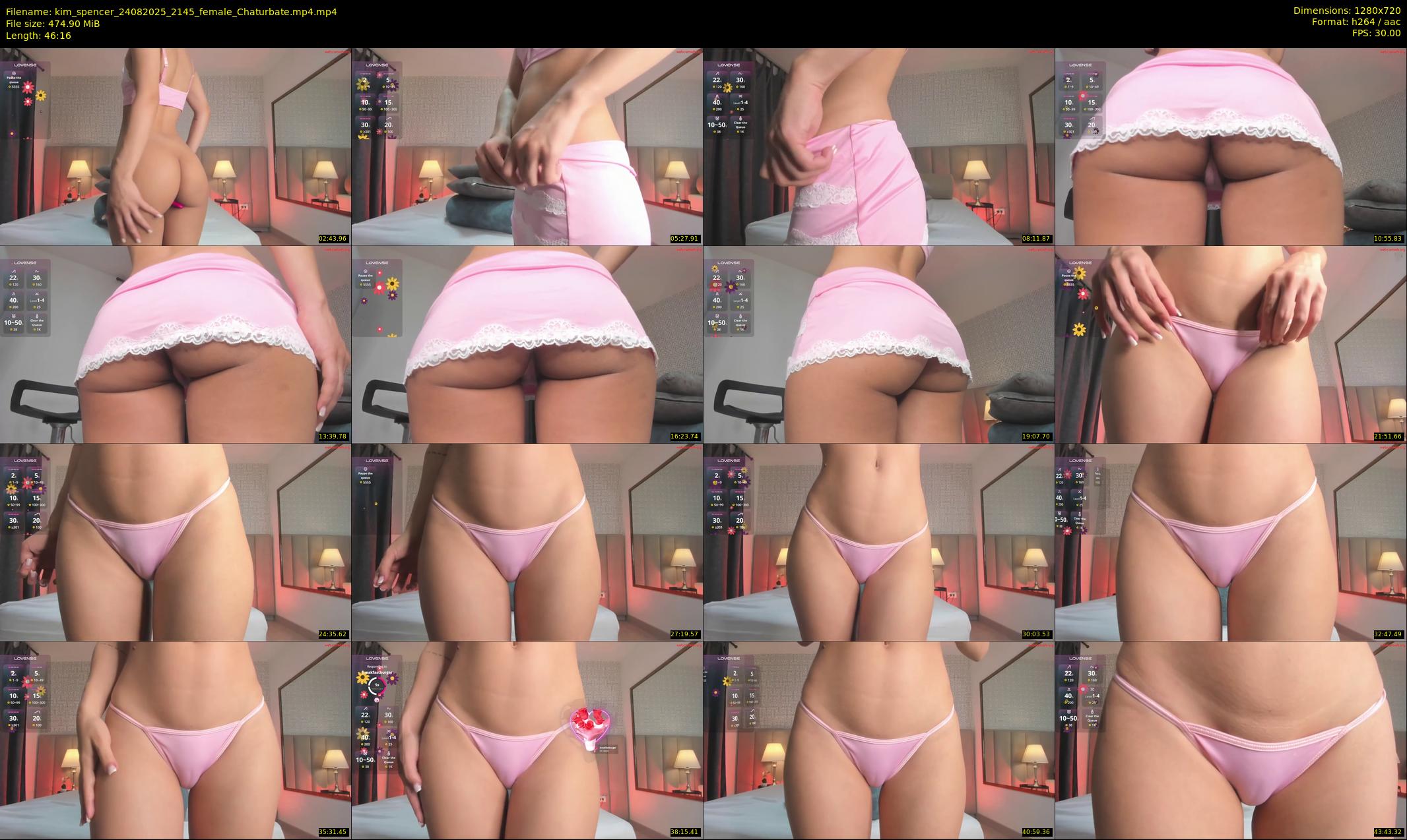 kim_spencer — 47 minute Chaturbate female cam show recording, 720p, Aug 24, 2025