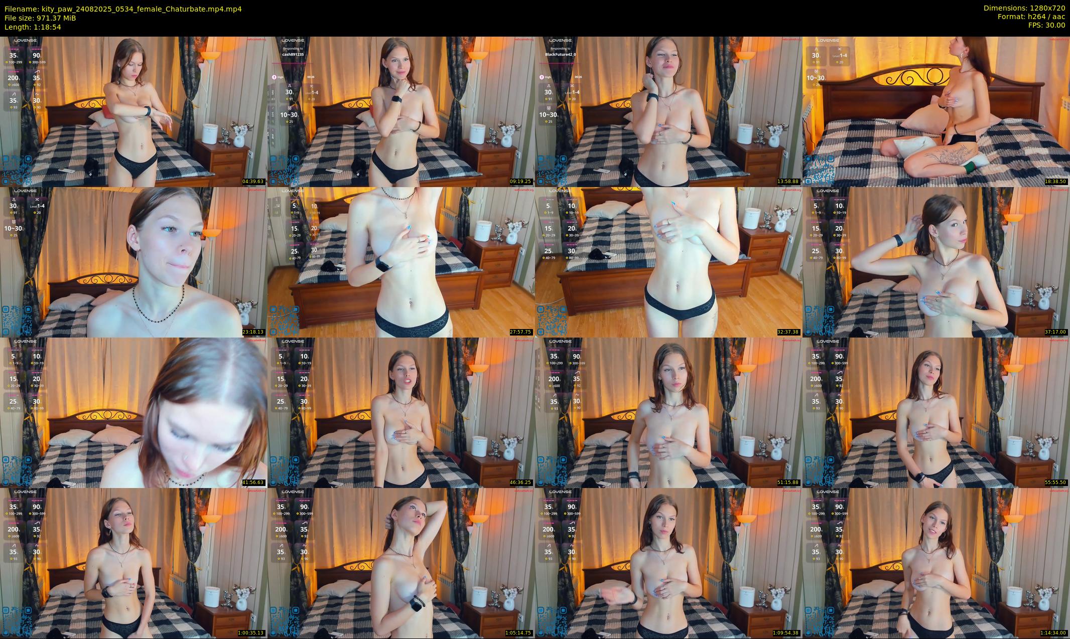 kity_paw — 79 minute Chaturbate female cam show recording, 720p, Aug 24, 2025