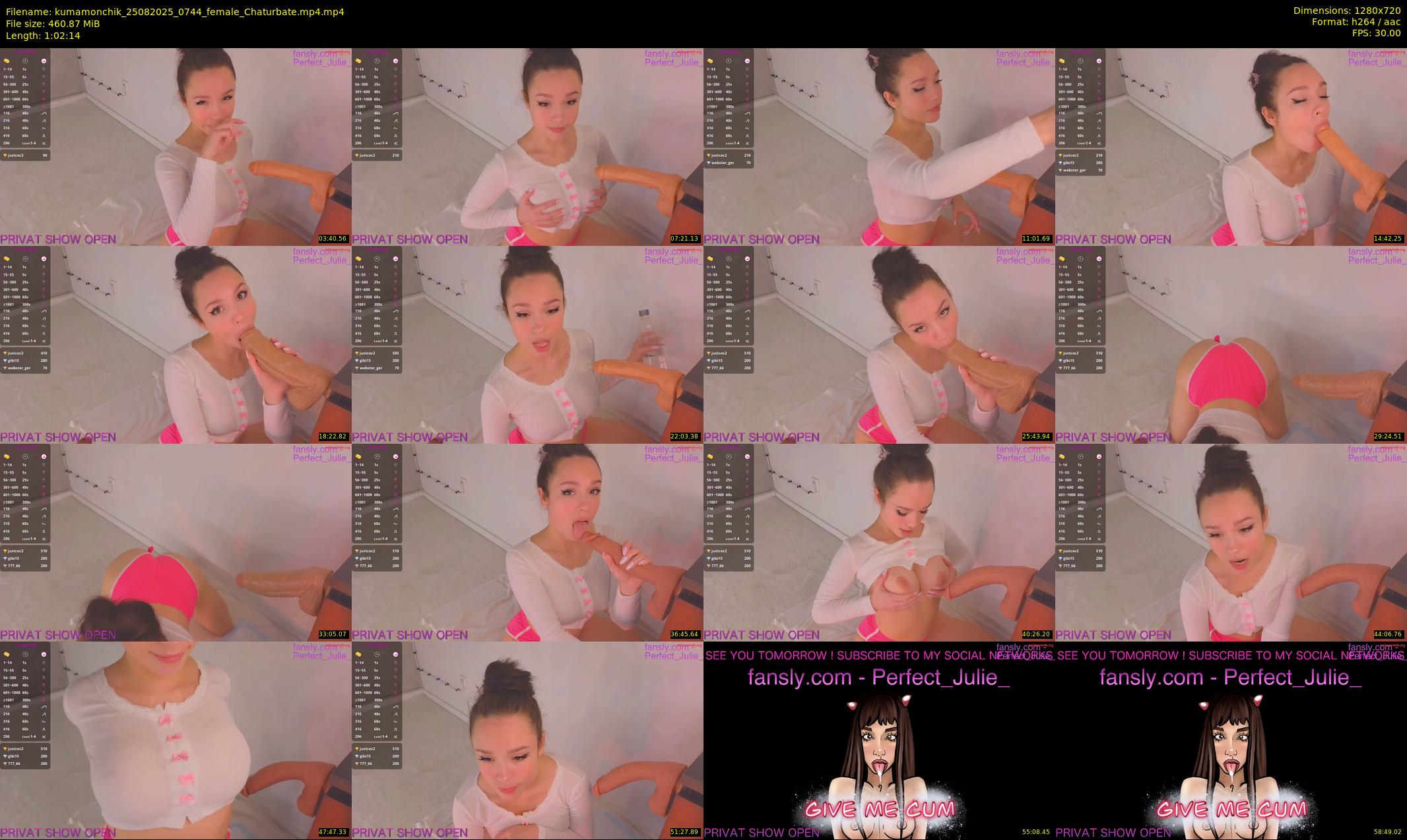 kumamonchik — 63 minute Chaturbate couple cam show recording, 720p, Aug 25, 2025