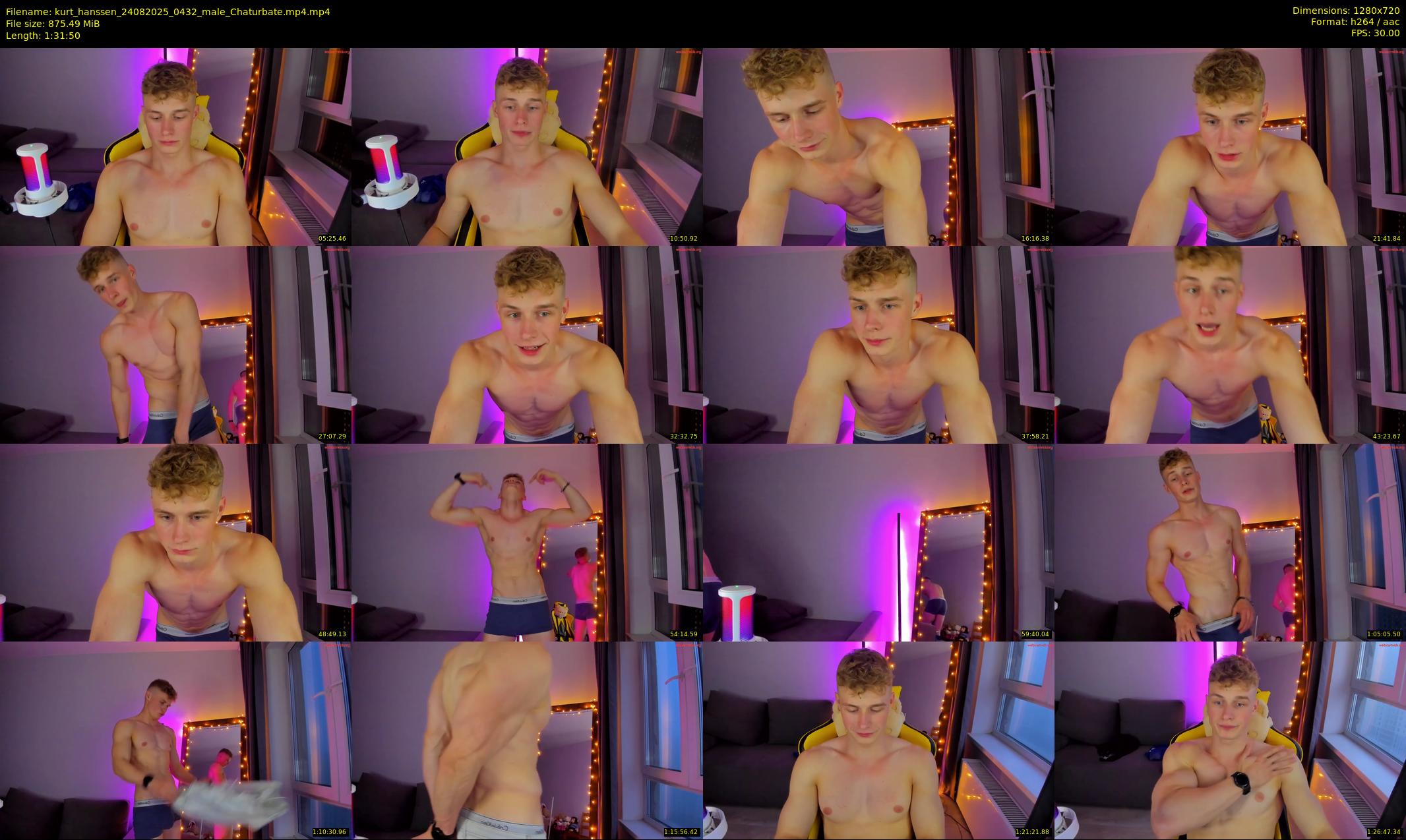 kurt_hanssen — 92 minute Chaturbate male cam show recording, 720p, Aug 24, 2025