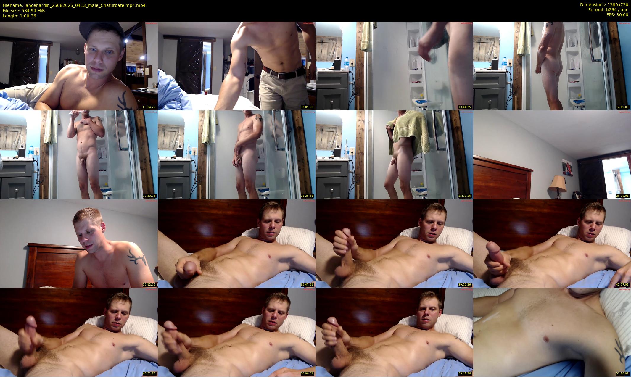 lancehardin — 61 minute Chaturbate male cam show recording, 720p, Aug 25, 2025