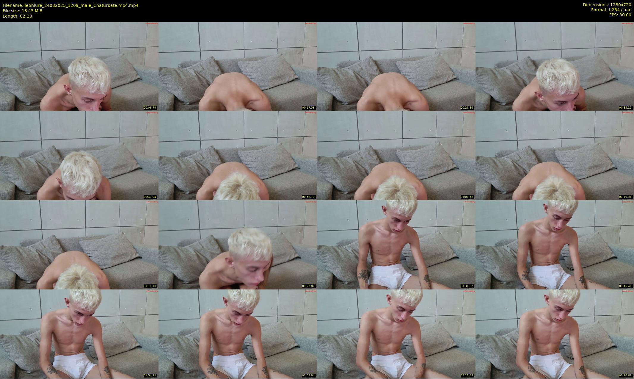leonlure — 3 minute Chaturbate male cam show recording, 720p, Aug 24, 2025