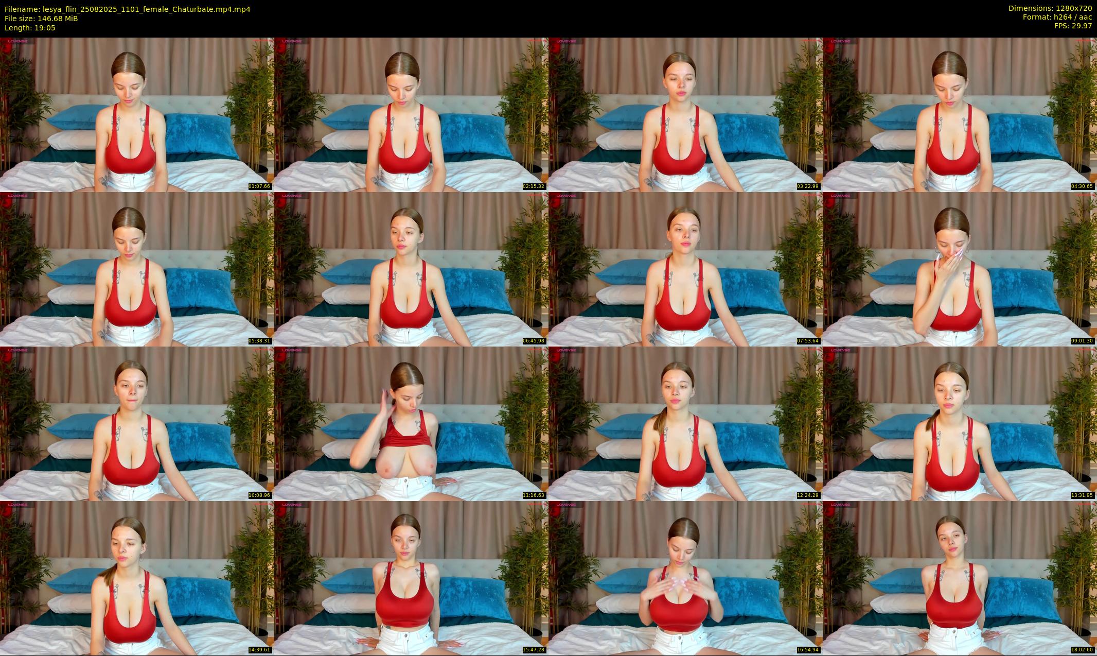 lesya_flin — 20 minute Chaturbate female cam show recording, 720p, Aug 25, 2025
