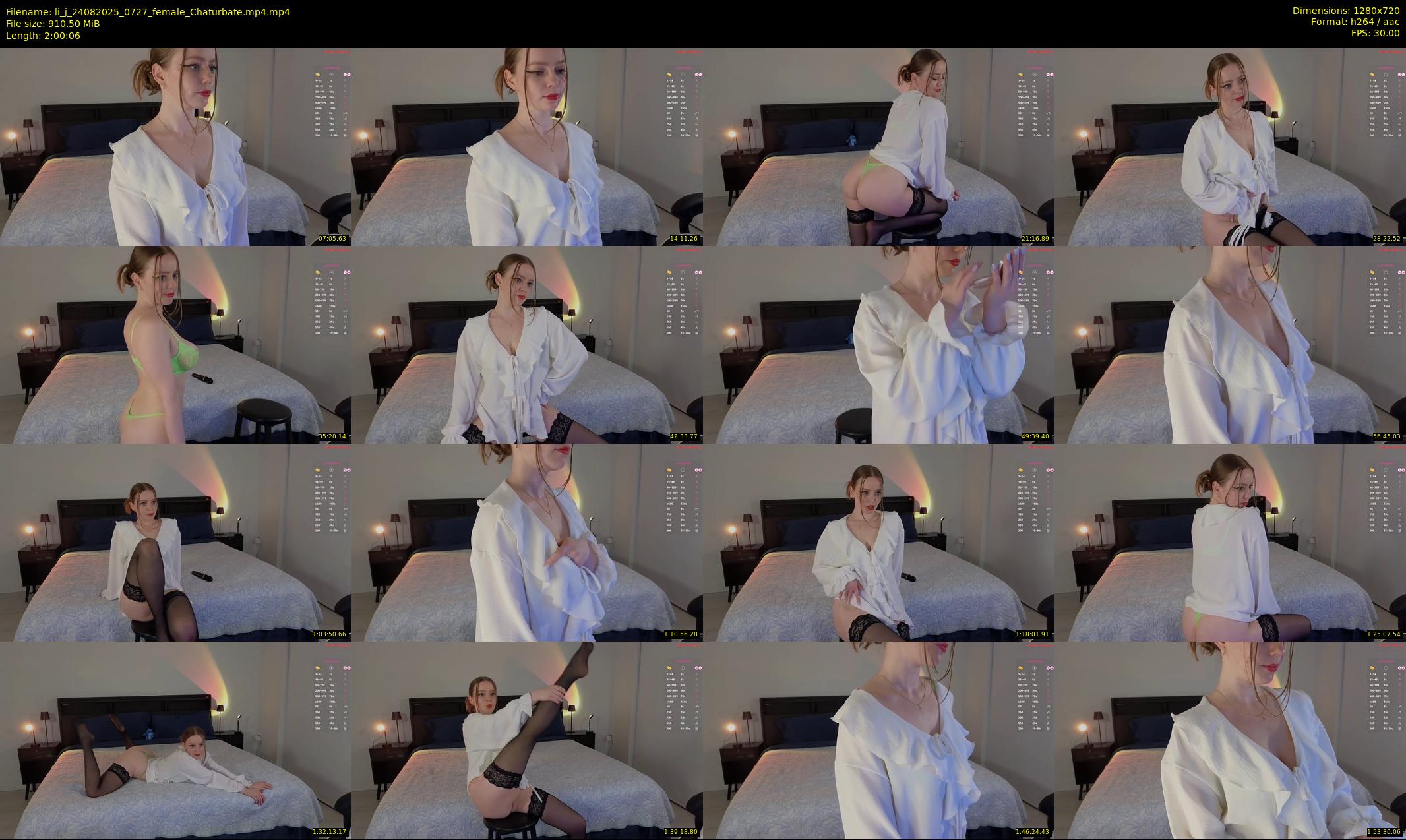li_j — 121 minute Chaturbate female cam show recording, 720p, Aug 24, 2025