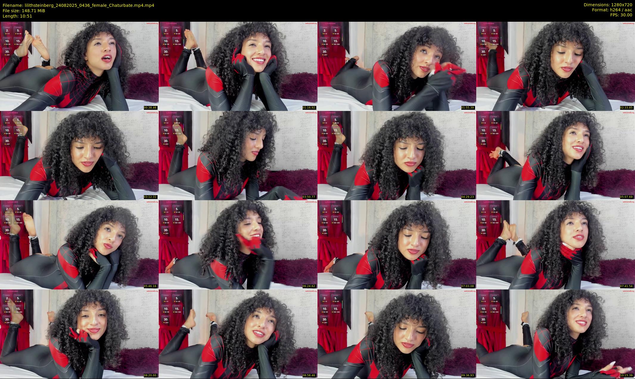 lilithsteinberg — 11 minute Chaturbate female cam show recording, 720p, Aug 24, 2025