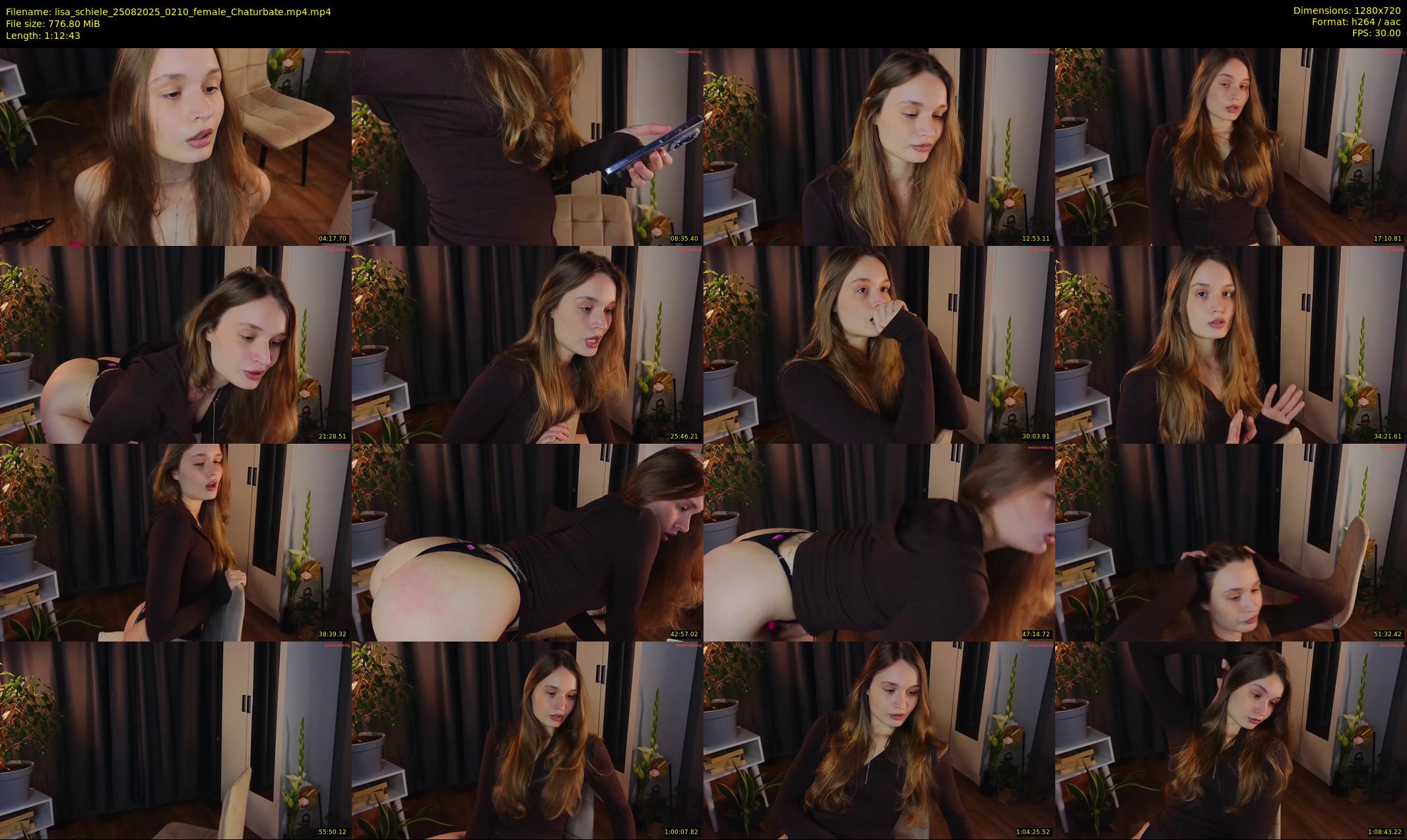 lisa_schiele — 73 minute Chaturbate female cam show recording, 720p, Aug 25, 2025