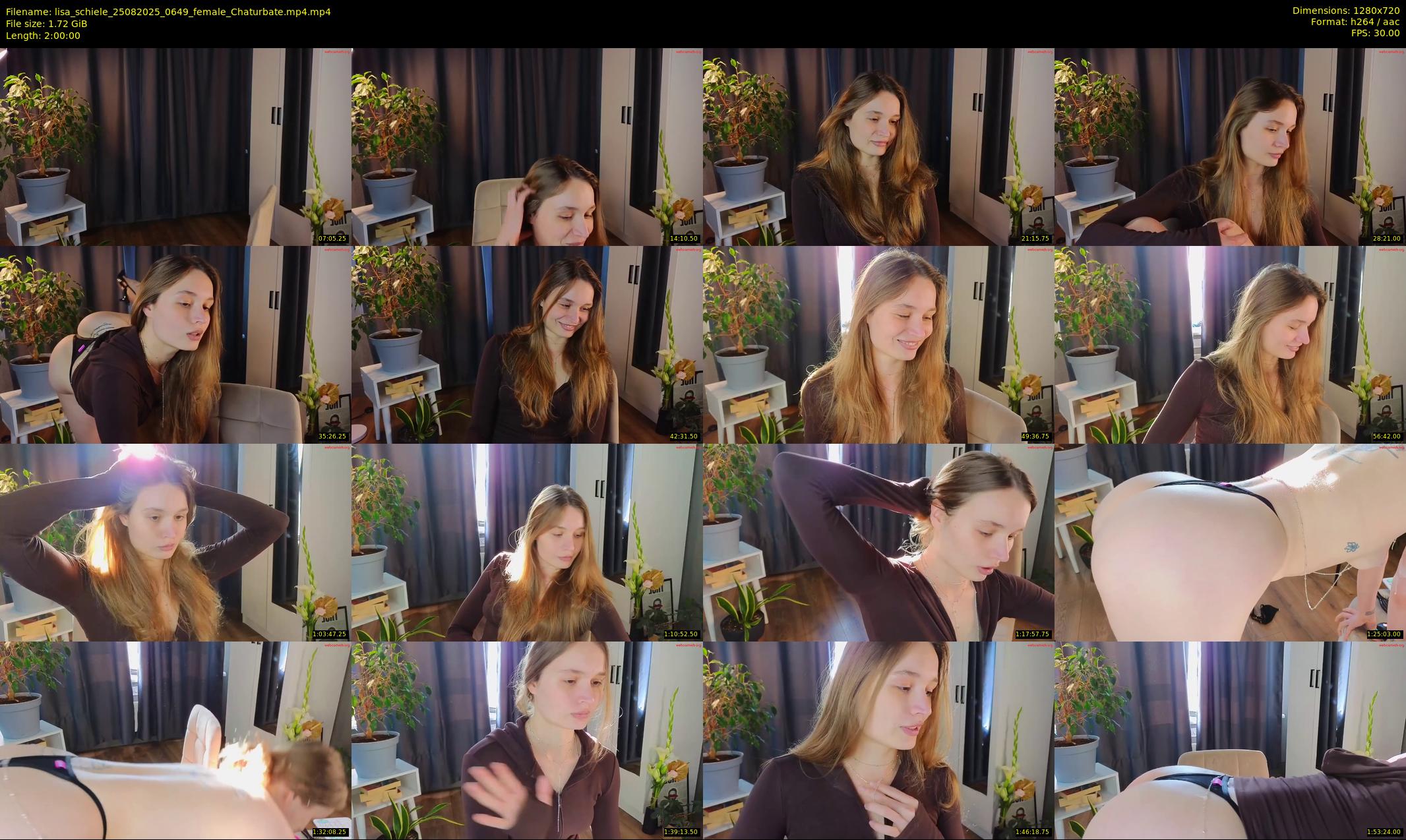lisa_schiele — 120 minute Chaturbate female cam show recording, 720p, Aug 25, 2025
