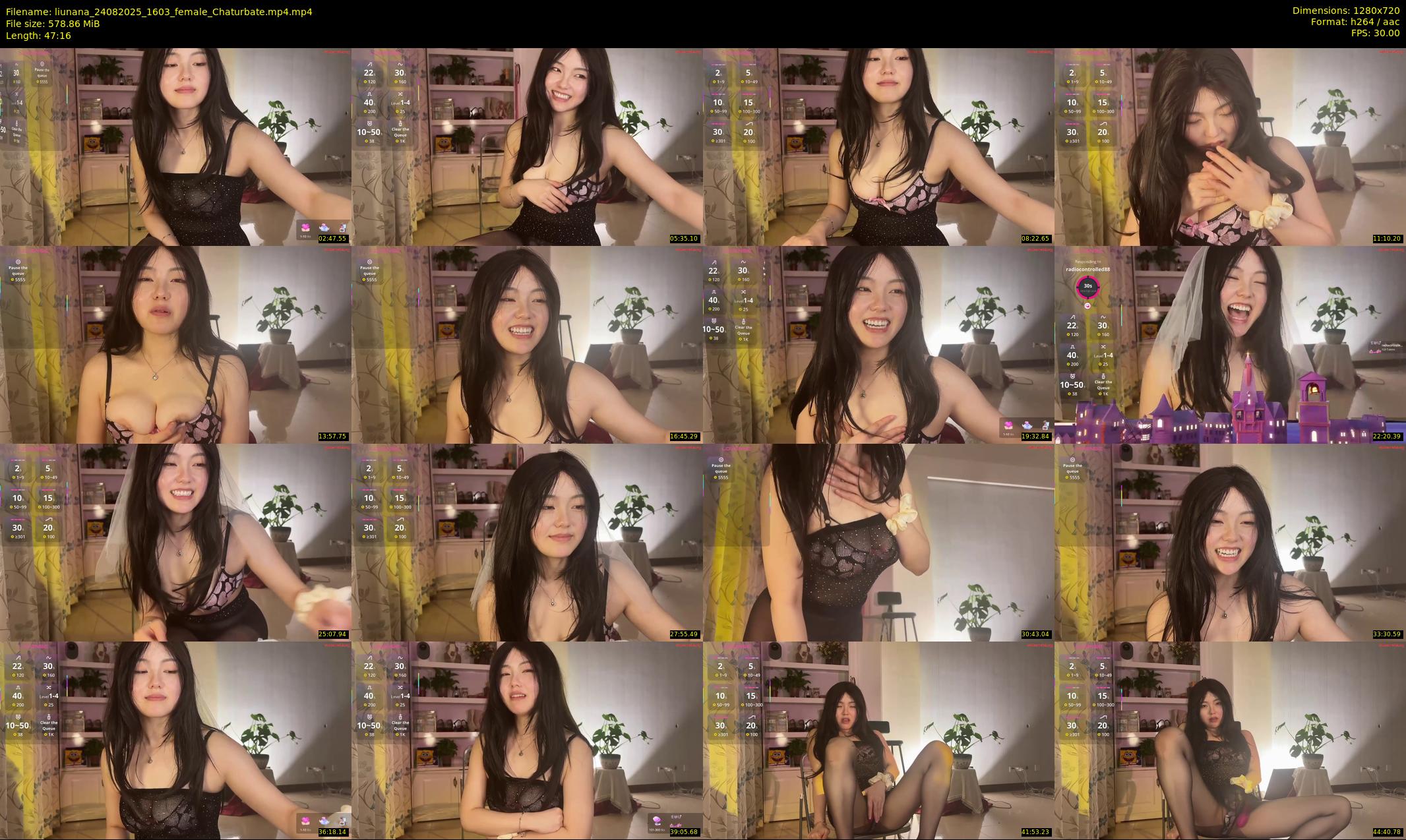 liunana — 48 minute Chaturbate female cam show recording, 720p, Aug 24, 2025