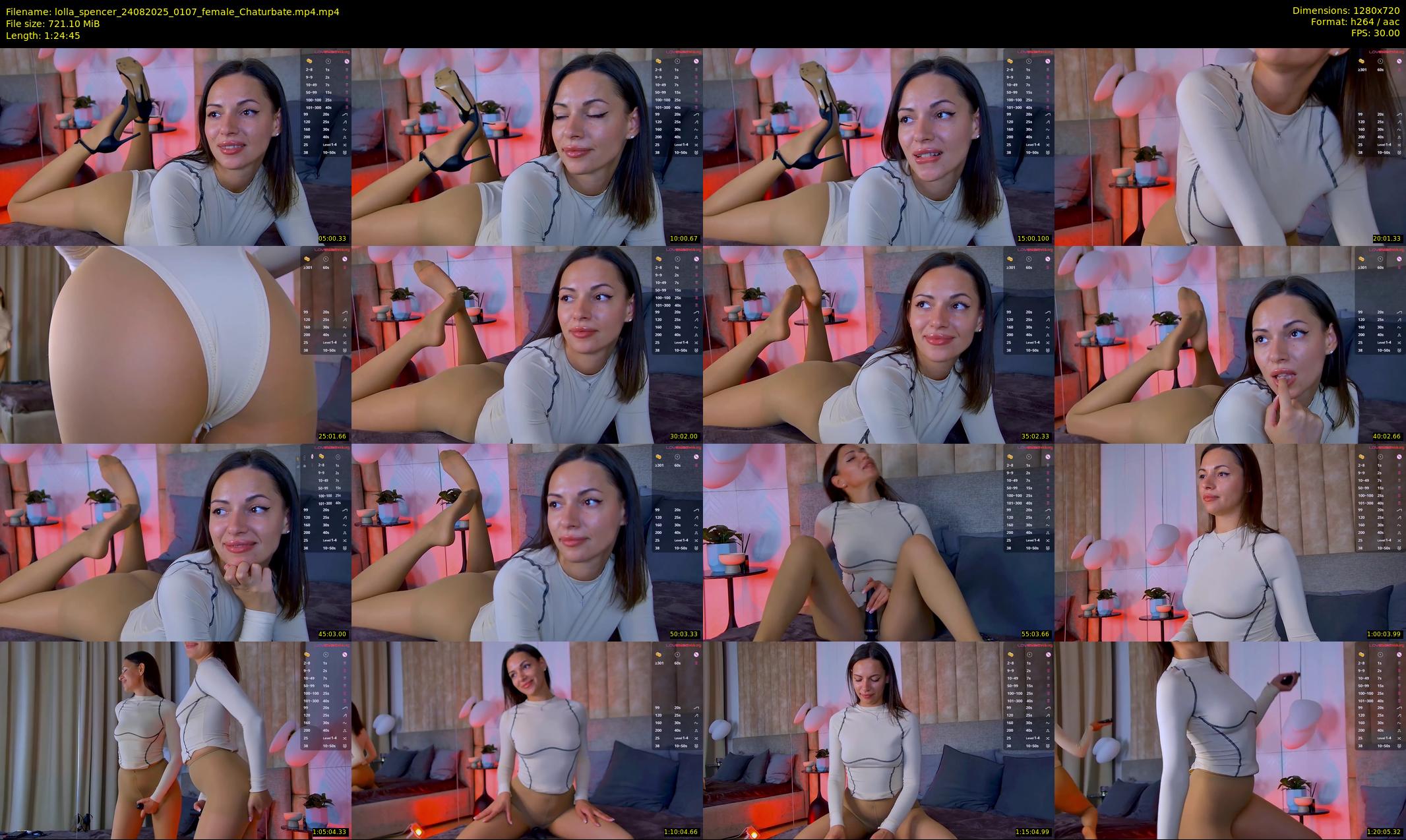 lolla_spencer — 85 minute Chaturbate female cam show recording, 720p, Aug 24, 2025