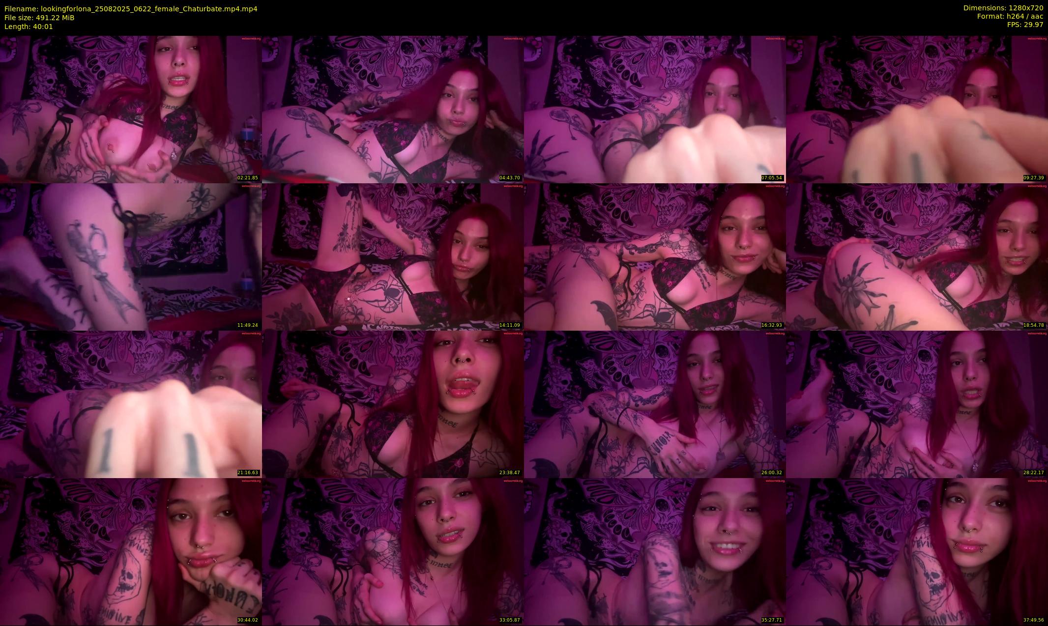 lookingforlona — 41 minute Chaturbate female cam show recording, 720p, Aug 25, 2025