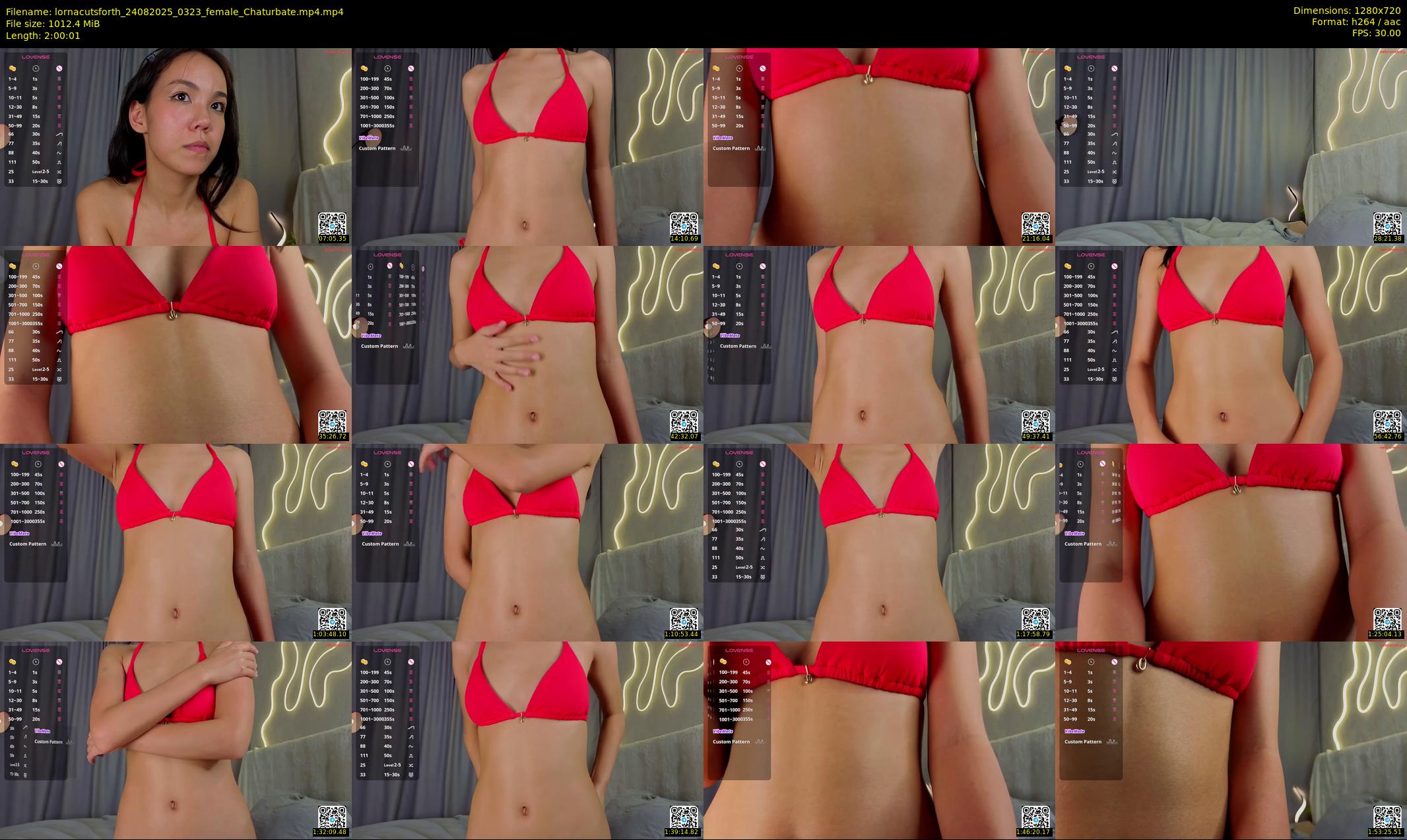 lornacutsforth — 121 minute Chaturbate female cam show recording, 720p, Aug 24, 2025
