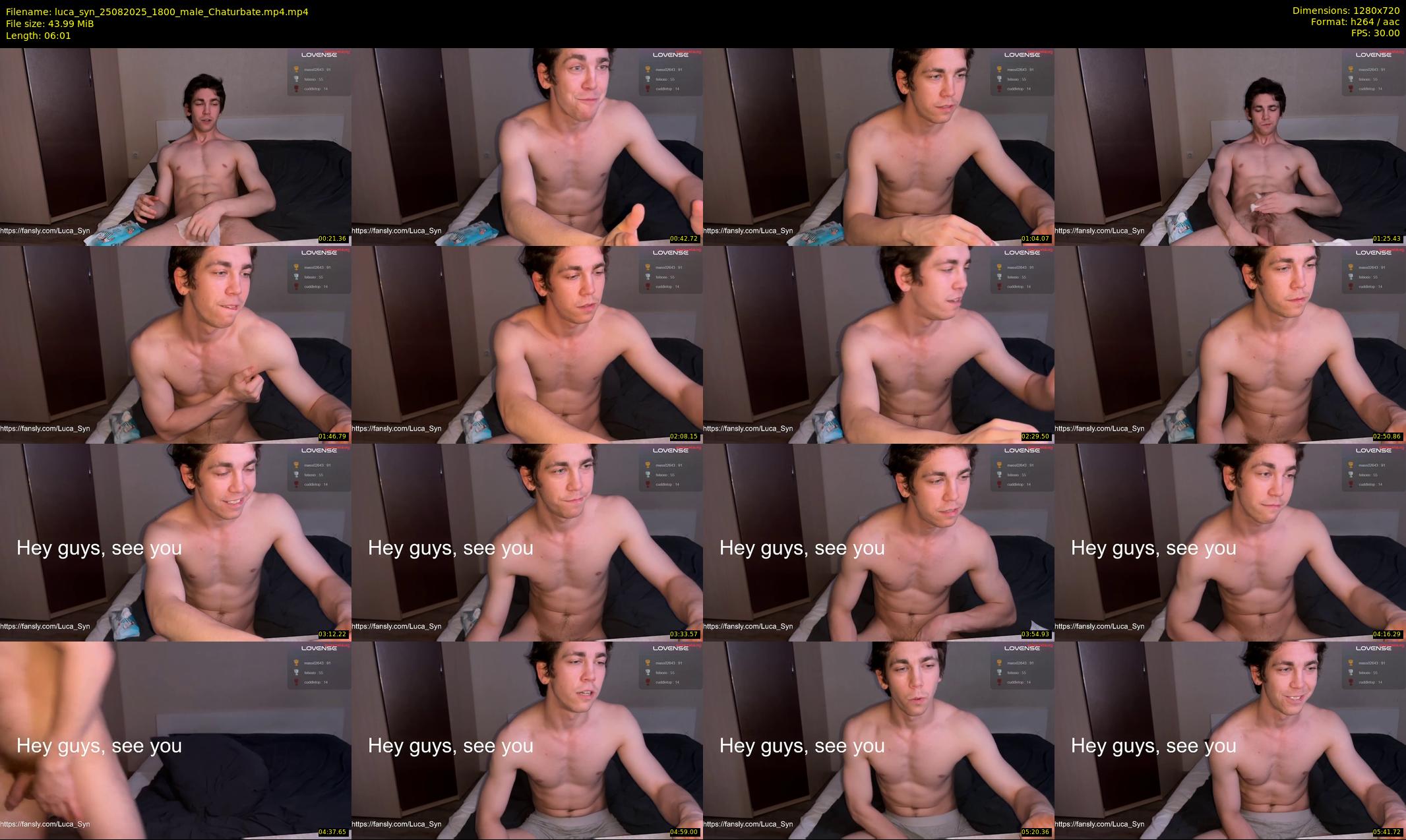 luca_syn — 7 minute Chaturbate male cam show recording, 720p, Aug 25, 2025