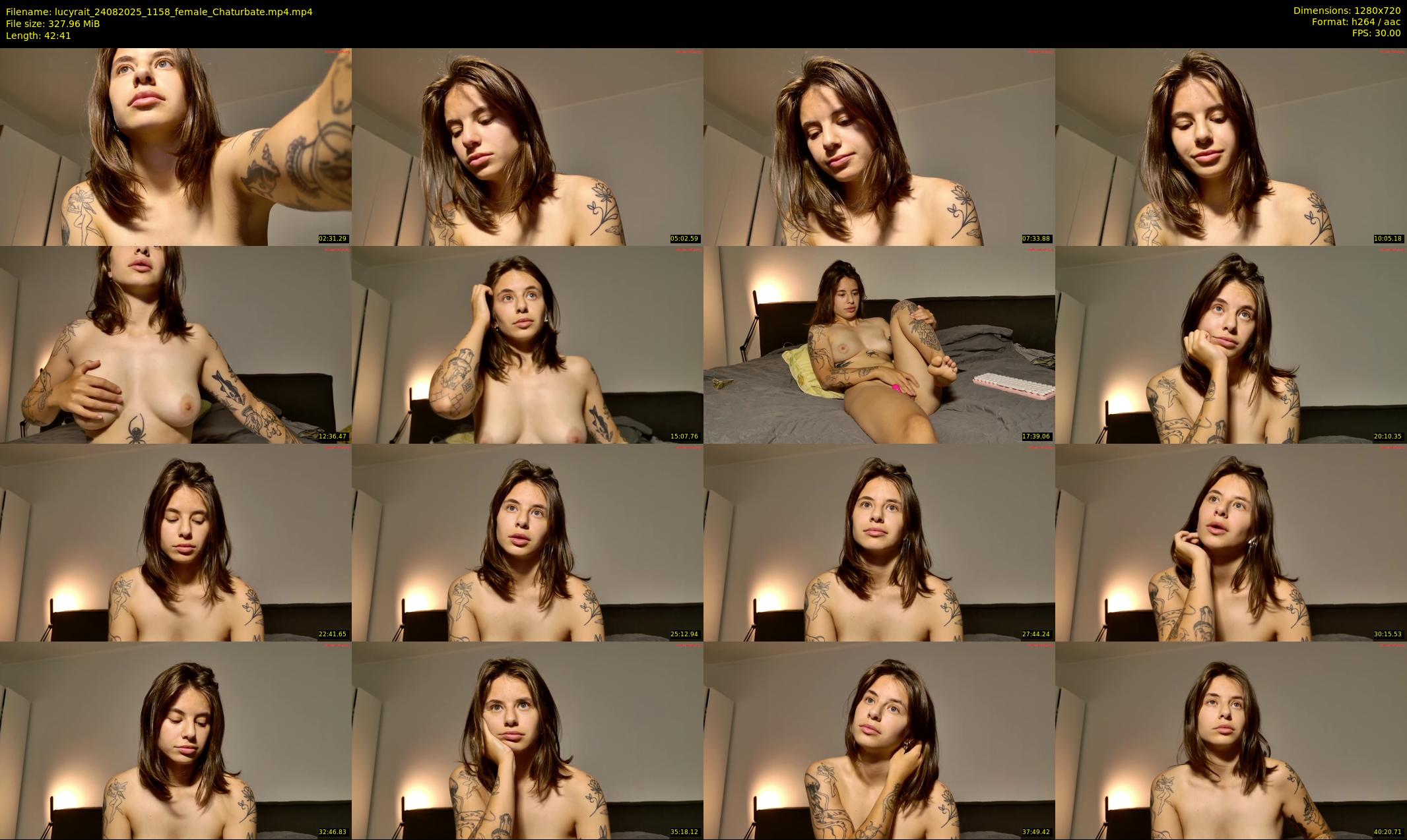 lucyrait — 43 minute Chaturbate female cam show recording, 720p, Aug 24, 2025