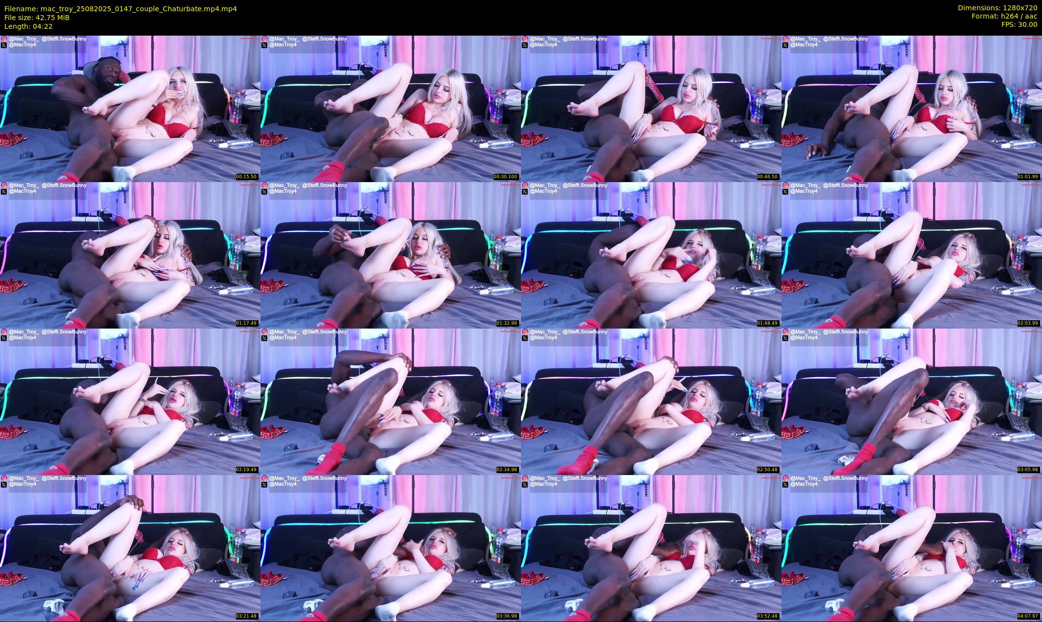 mac_troy — 5 minute Chaturbate couple cam show recording, 720p, Aug 25, 2025