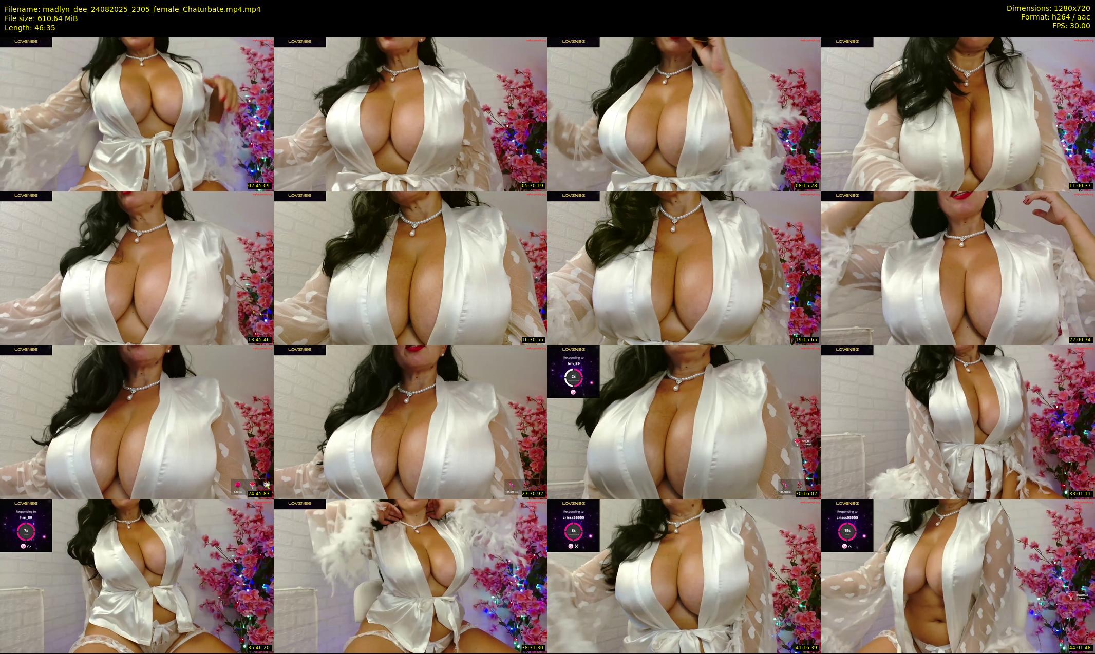 madlyn_dee — 47 minute Chaturbate female cam show recording, 720p, Aug 24, 2025