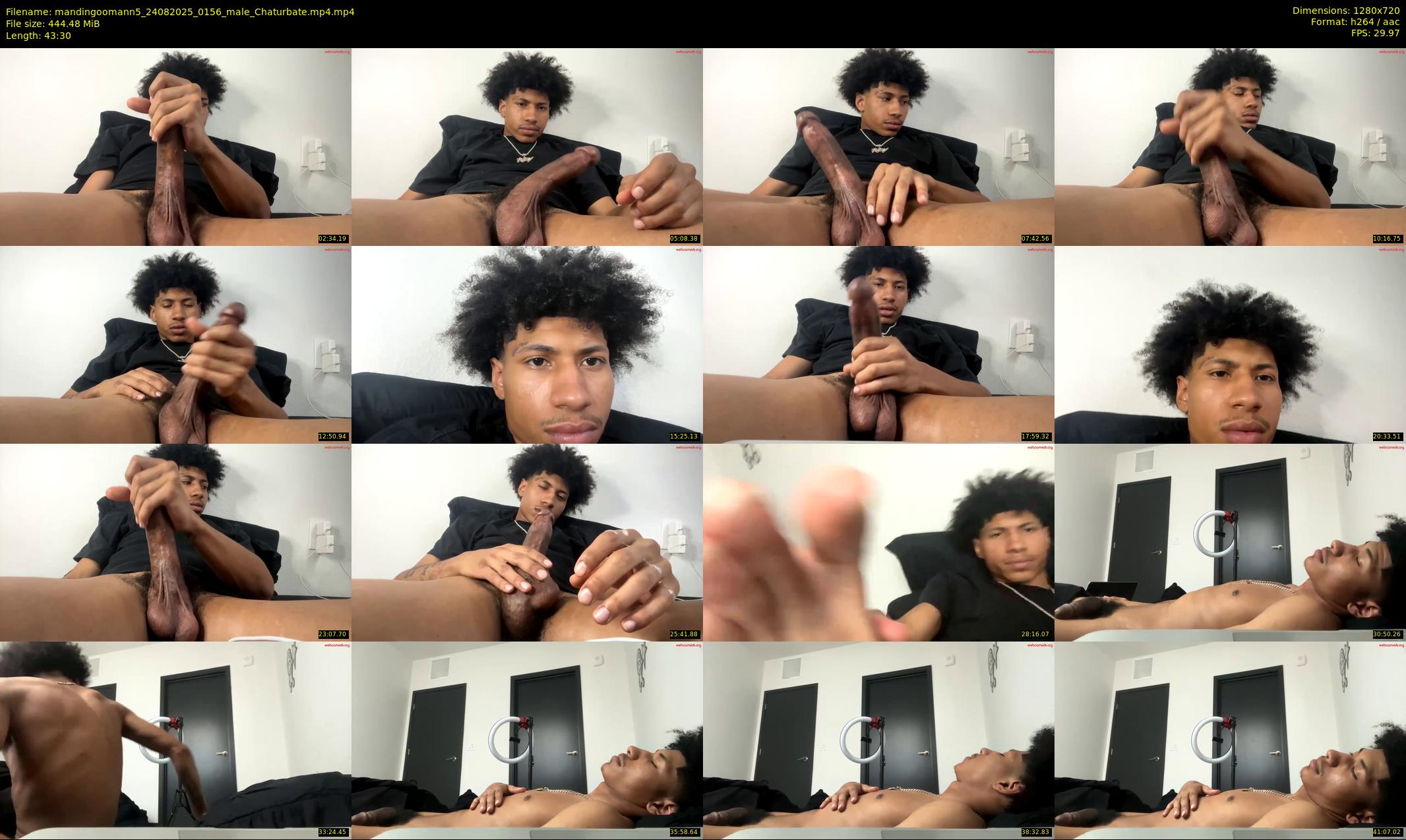 mandingoomann5 — 44 minute Chaturbate male cam show recording, 720p, Aug 24, 2025