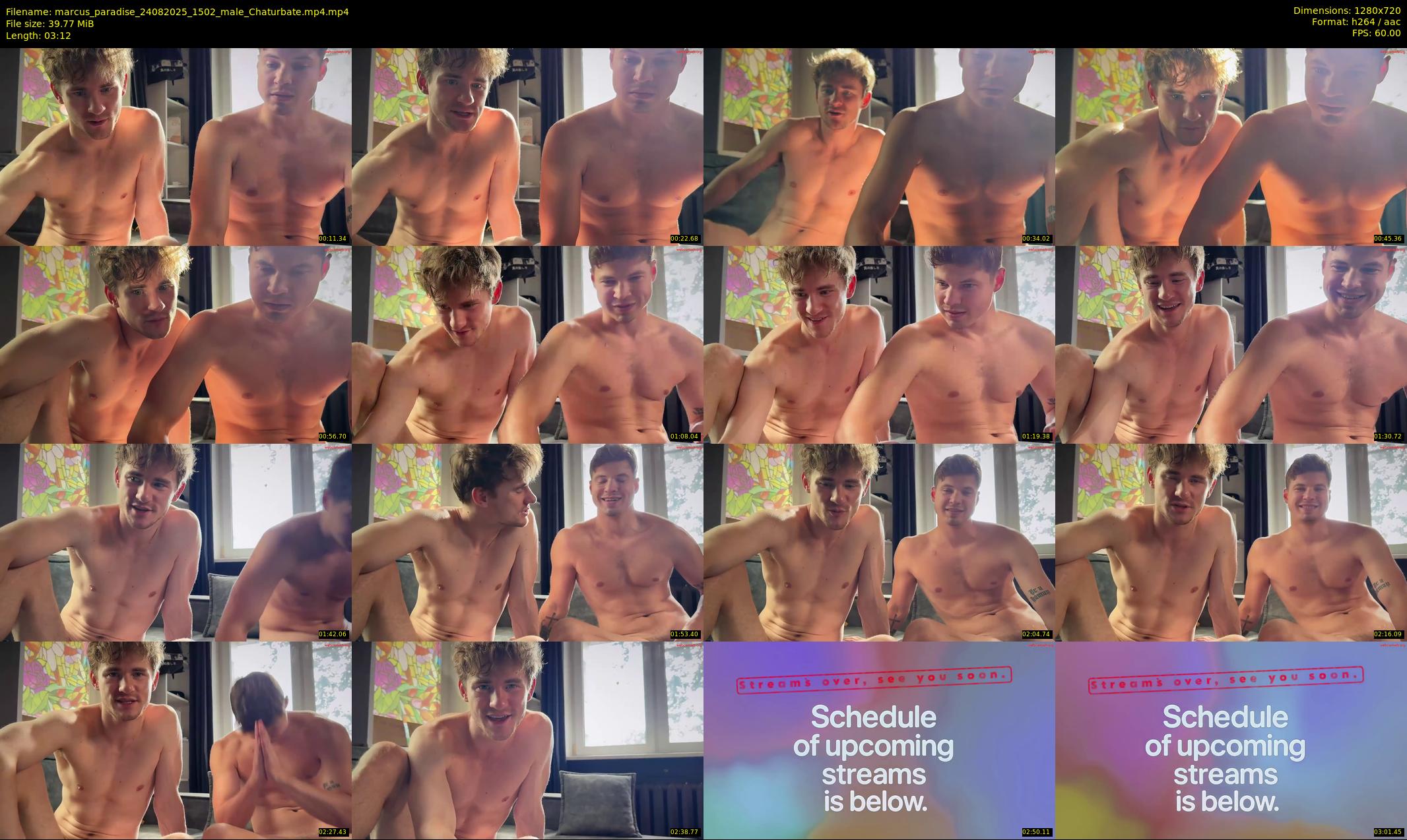 marcus_paradise — 4 minute Chaturbate male cam show recording, 720p, Aug 24, 2025