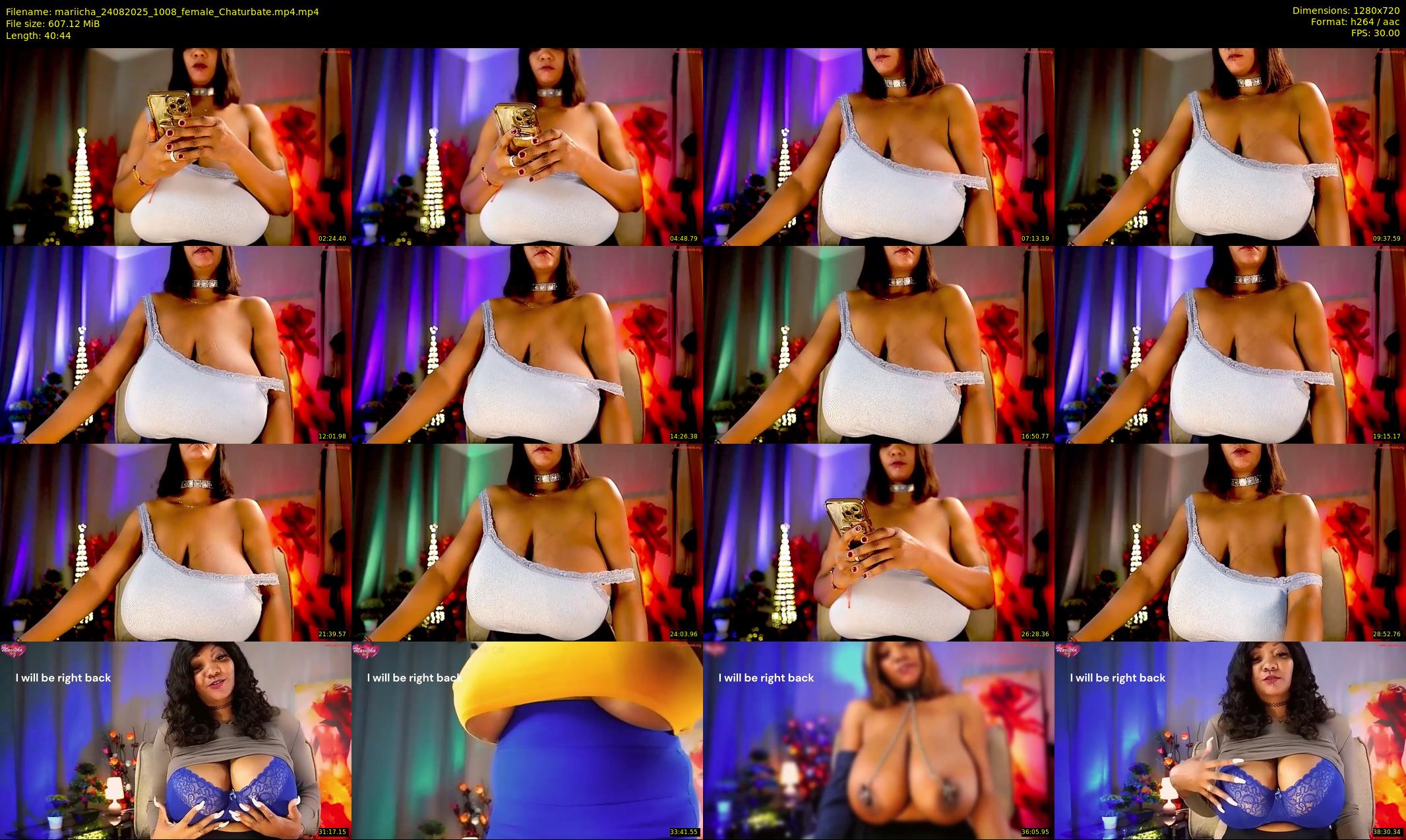 mariicha — 41 minute Chaturbate female cam show recording, 720p, Aug 24, 2025