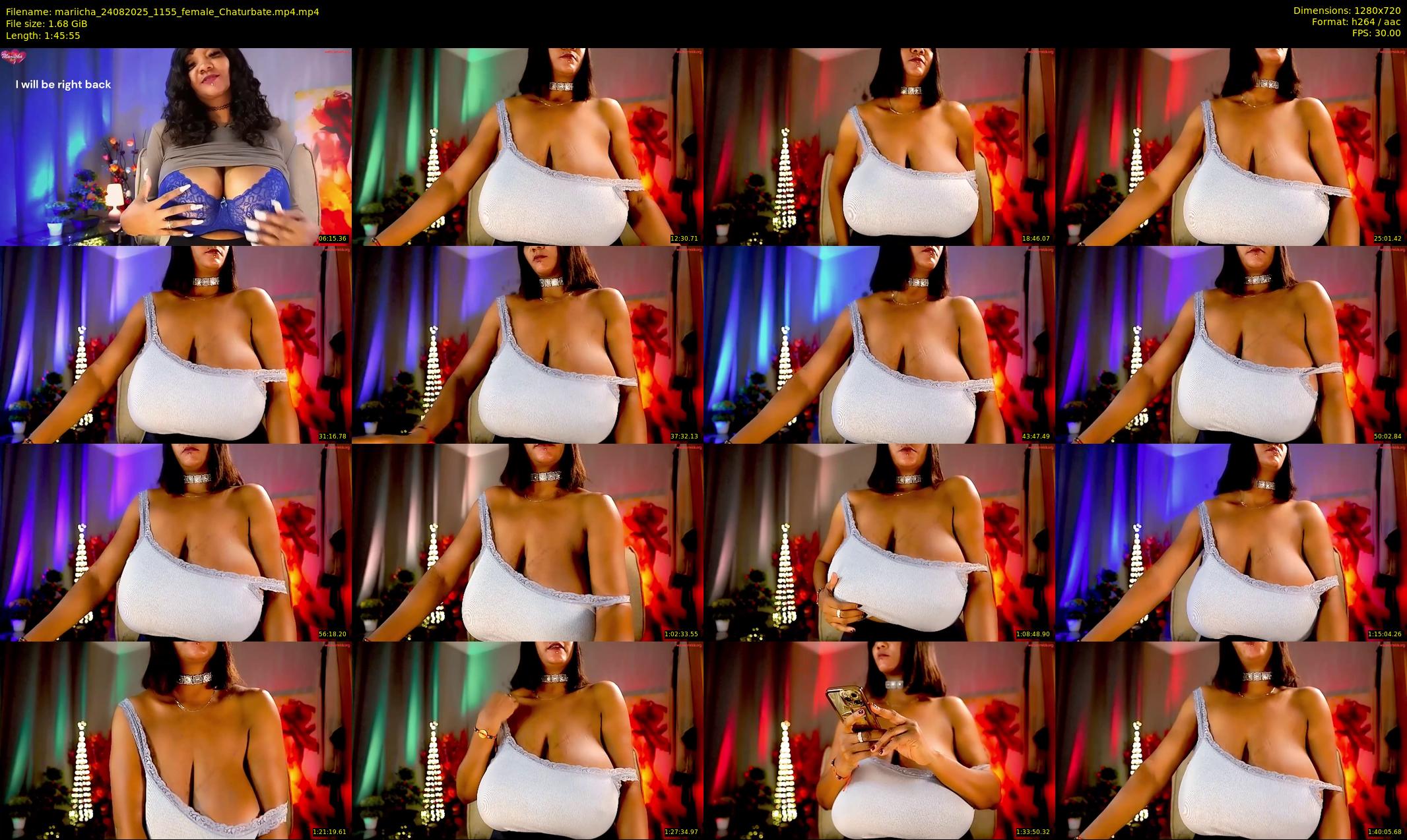 mariicha — 106 minute Chaturbate female cam show recording, 720p, Aug 24, 2025