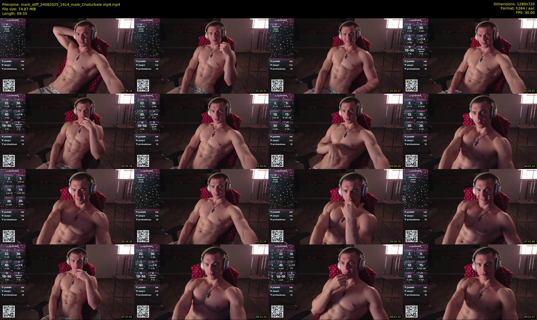 mark_stiff — 10 minute Chaturbate male cam show recording, 720p, Aug 24, 2025