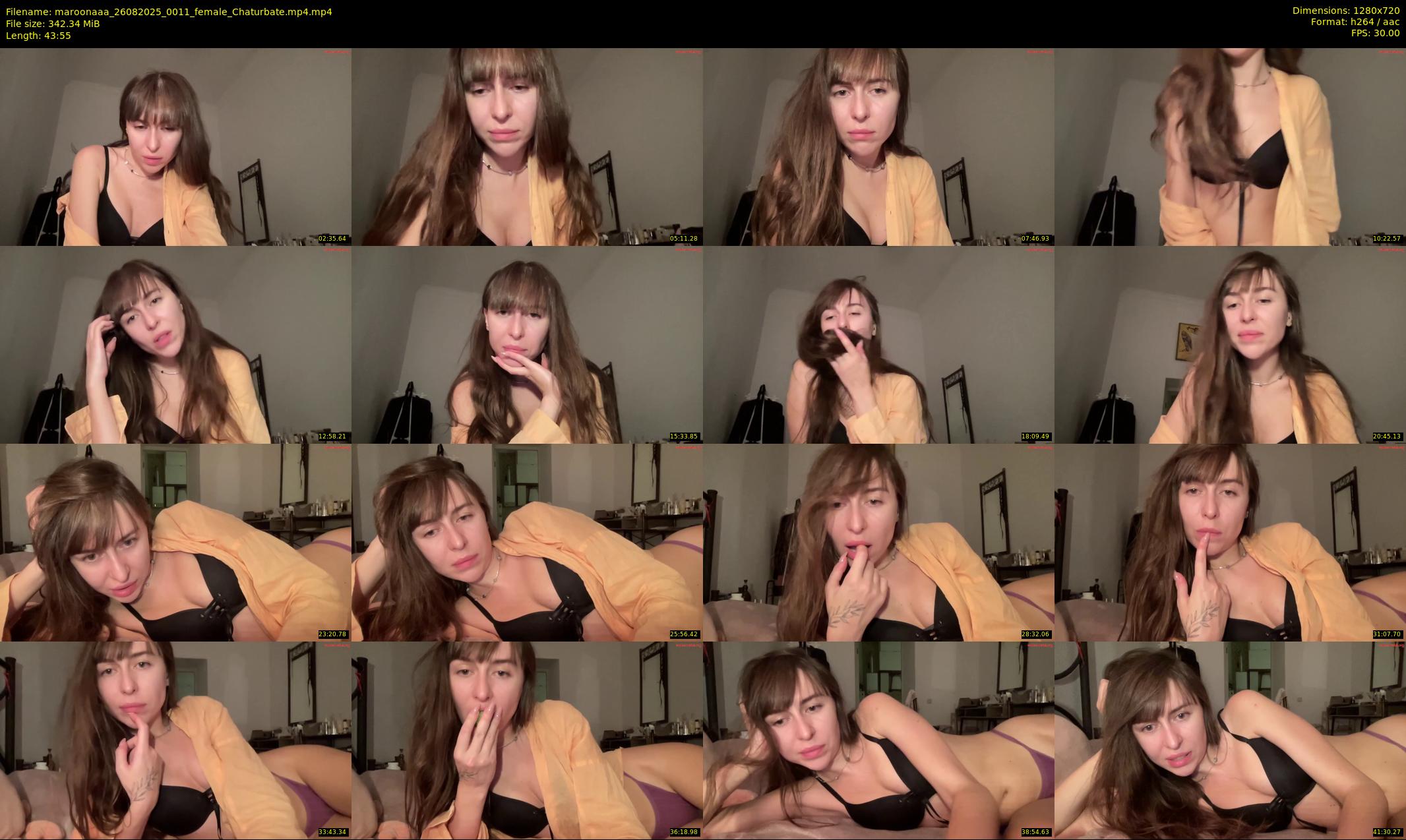 maroonaaa — 44 minute Chaturbate female cam show recording, 720p, Aug 26, 2025