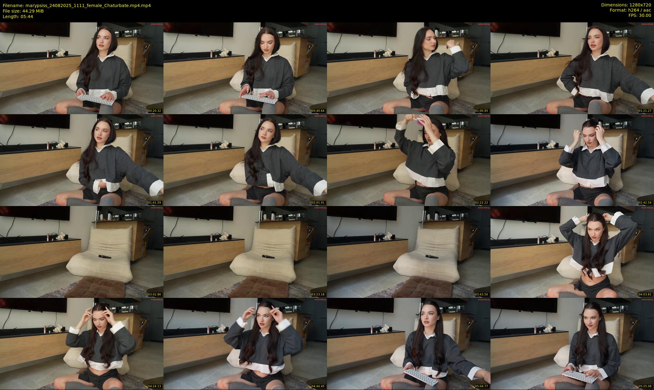 marypsiss — 6 minute Chaturbate female cam show recording, 720p, Aug 24, 2025