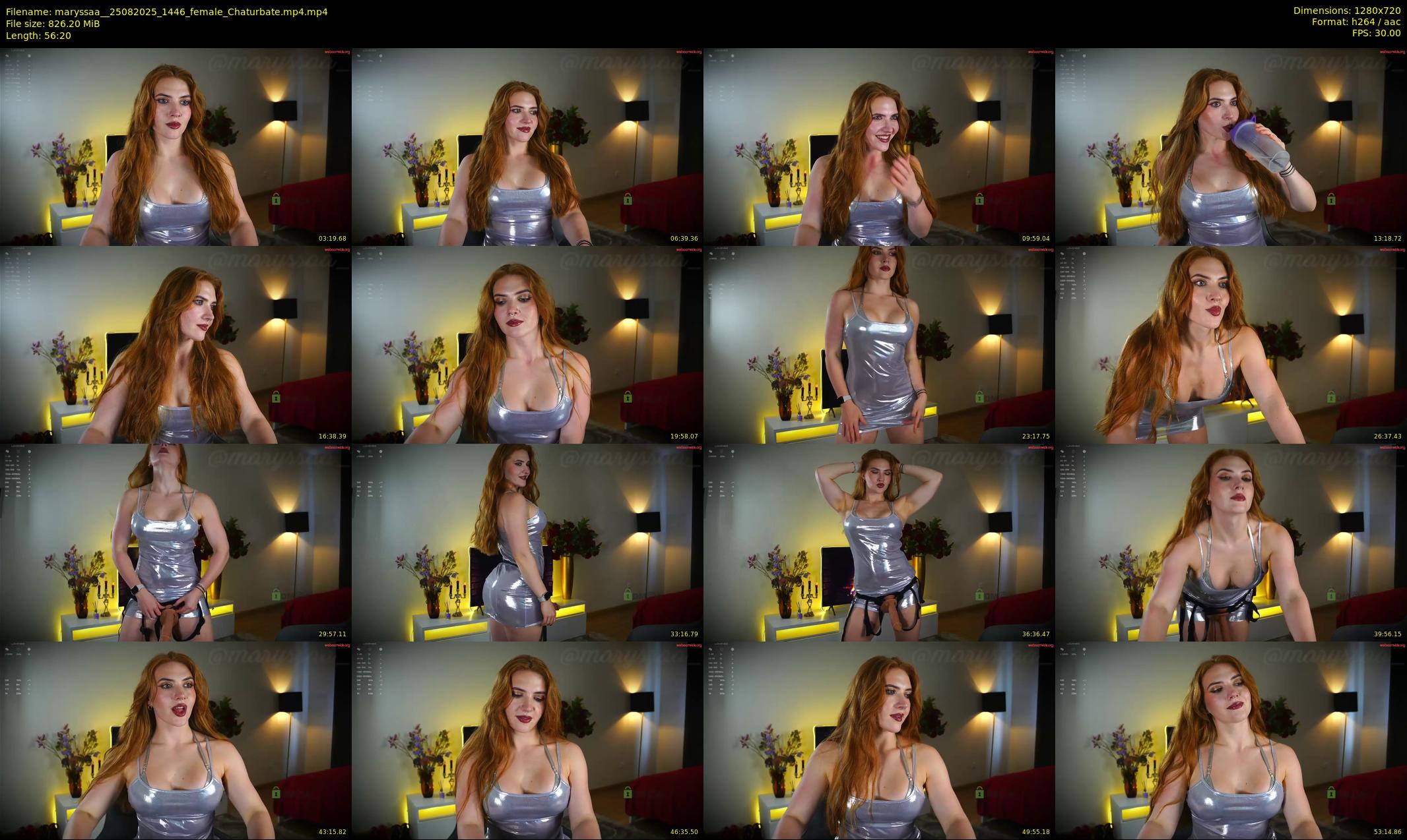 maryssaa_ — 57 minute Chaturbate female cam show recording, 720p, Aug 25, 2025