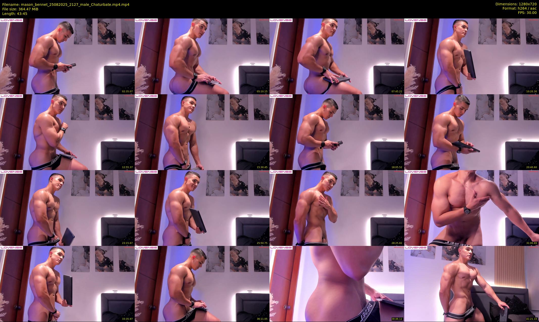 mason_bennet — 44 minute Chaturbate male cam show recording, 720p, Aug 25, 2025