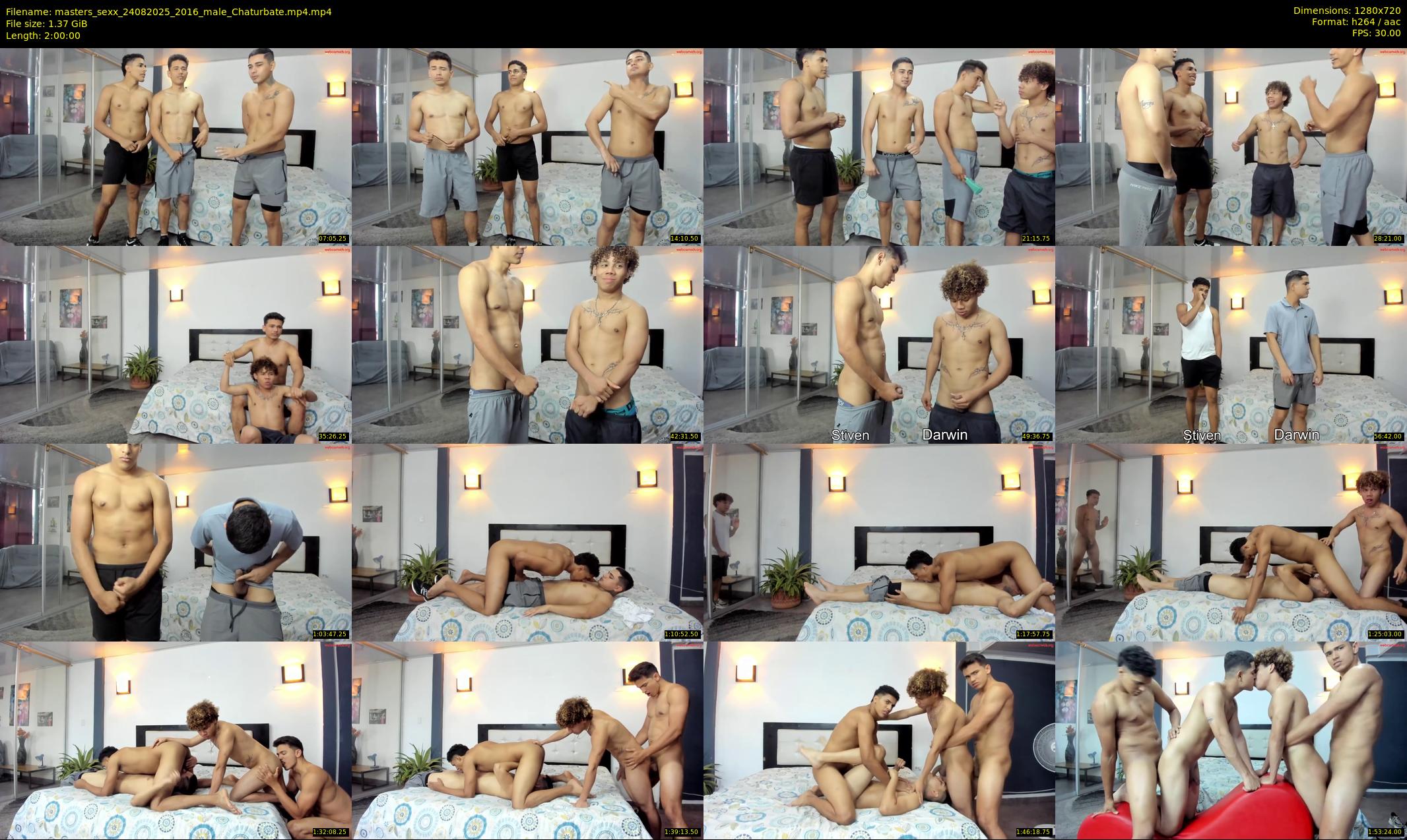 masters_sexx — 120 minute Chaturbate male cam show recording, 720p, Aug 24, 2025