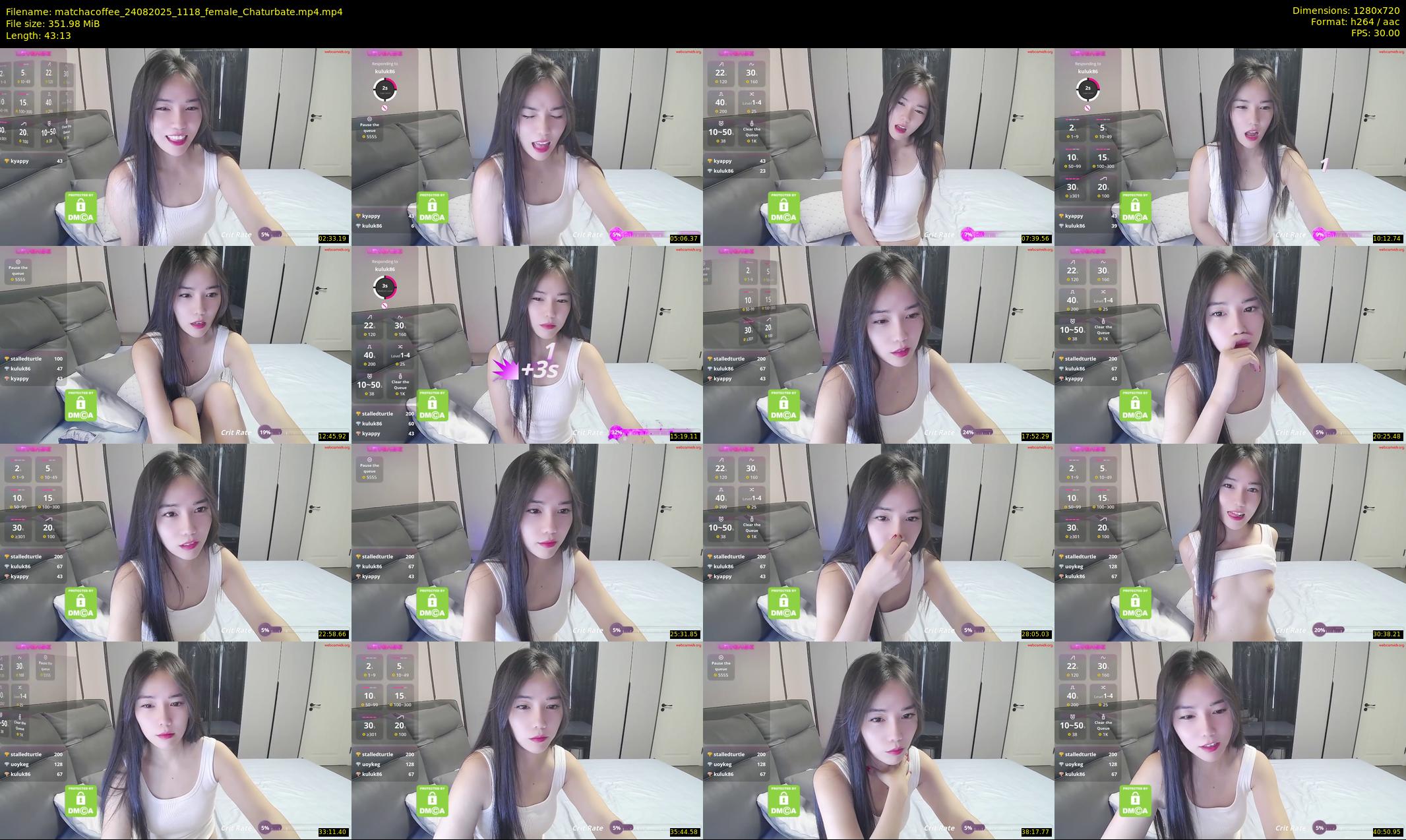 matchacoffee — 44 minute Chaturbate female cam show recording, 720p, Aug 24, 2025