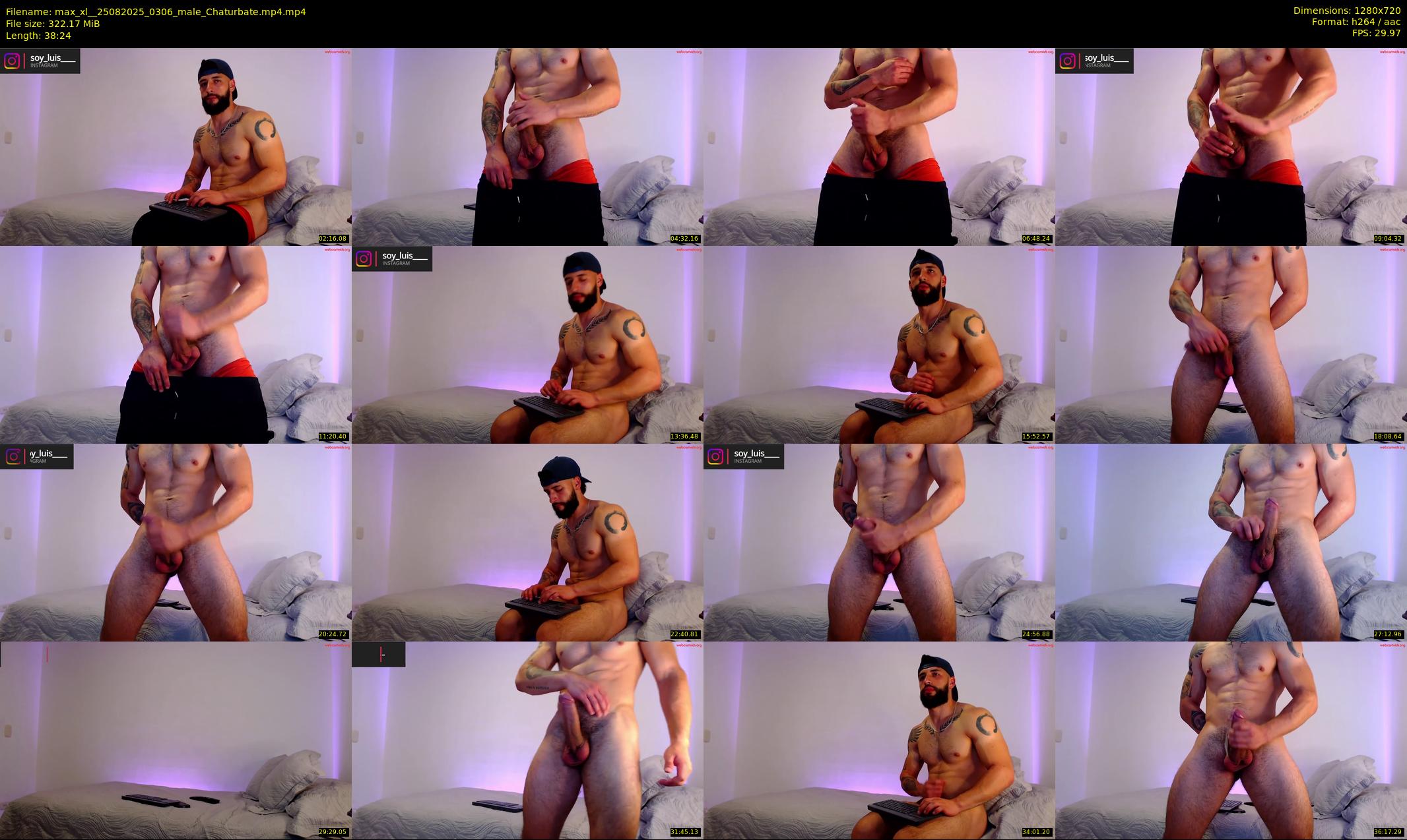 max_xl_ — 39 minute Chaturbate male cam show recording, 720p, Aug 25, 2025