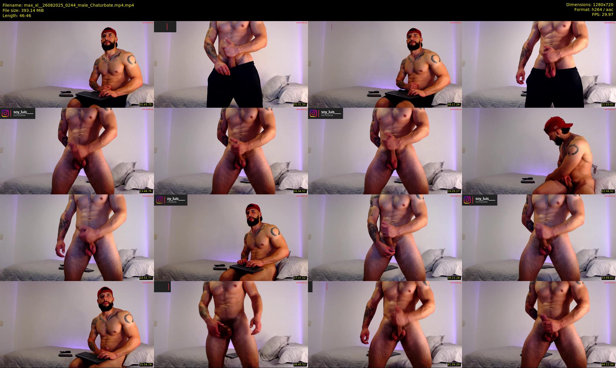 max_xl_ — 47 minute Chaturbate male cam show recording, 720p, Aug 26, 2025