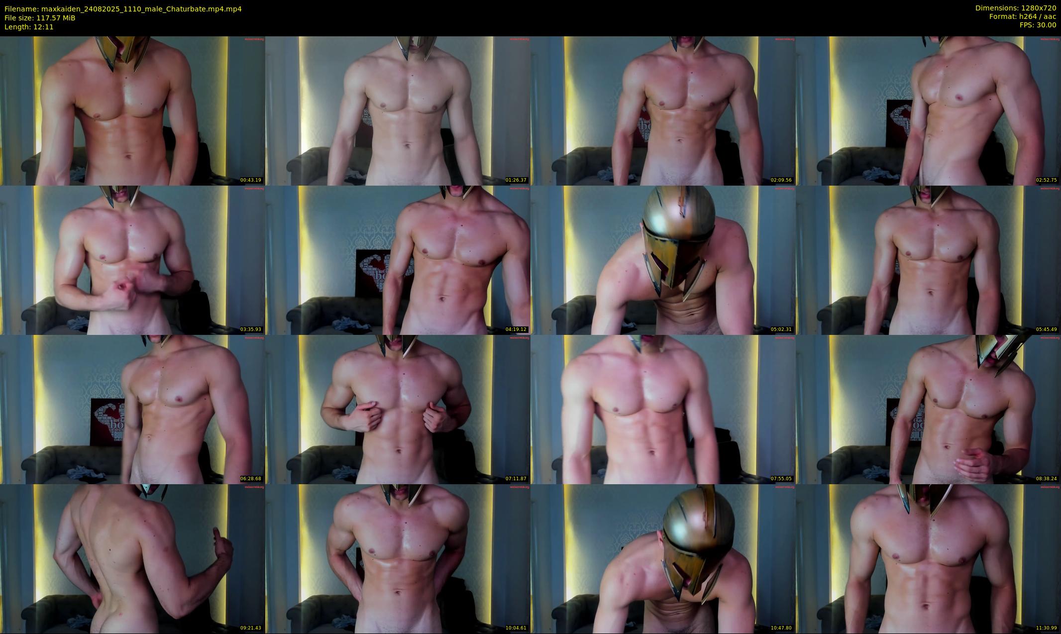 maxkaiden — 13 minute Chaturbate male cam show recording, 720p, Aug 24, 2025