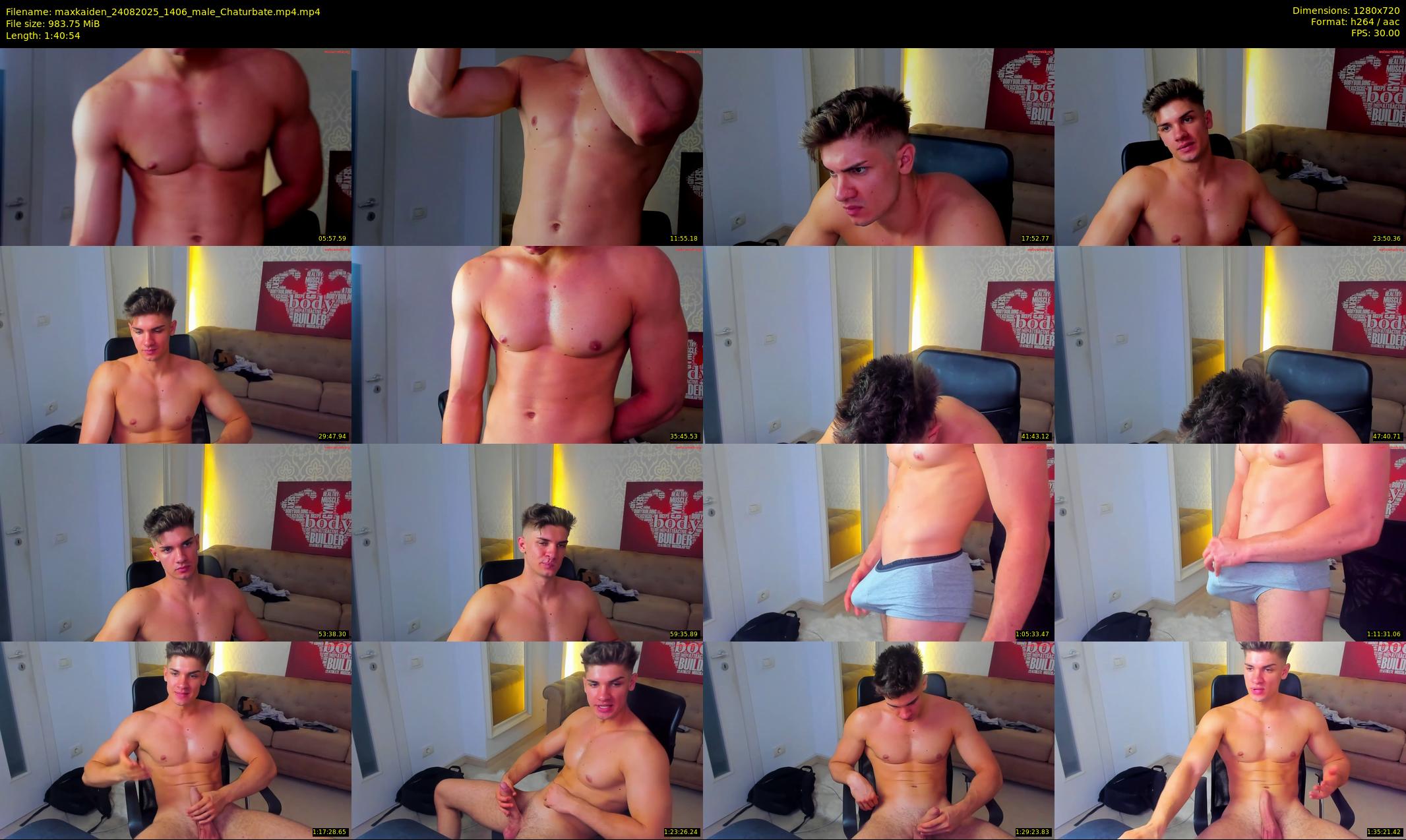 maxkaiden — 101 minute Chaturbate male cam show recording, 720p, Aug 24, 2025