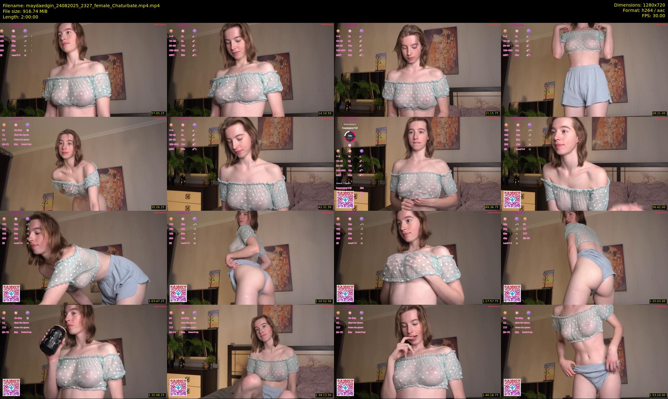 maydaedgin — 120 minute Chaturbate female cam show recording, 720p, Aug 24, 2025