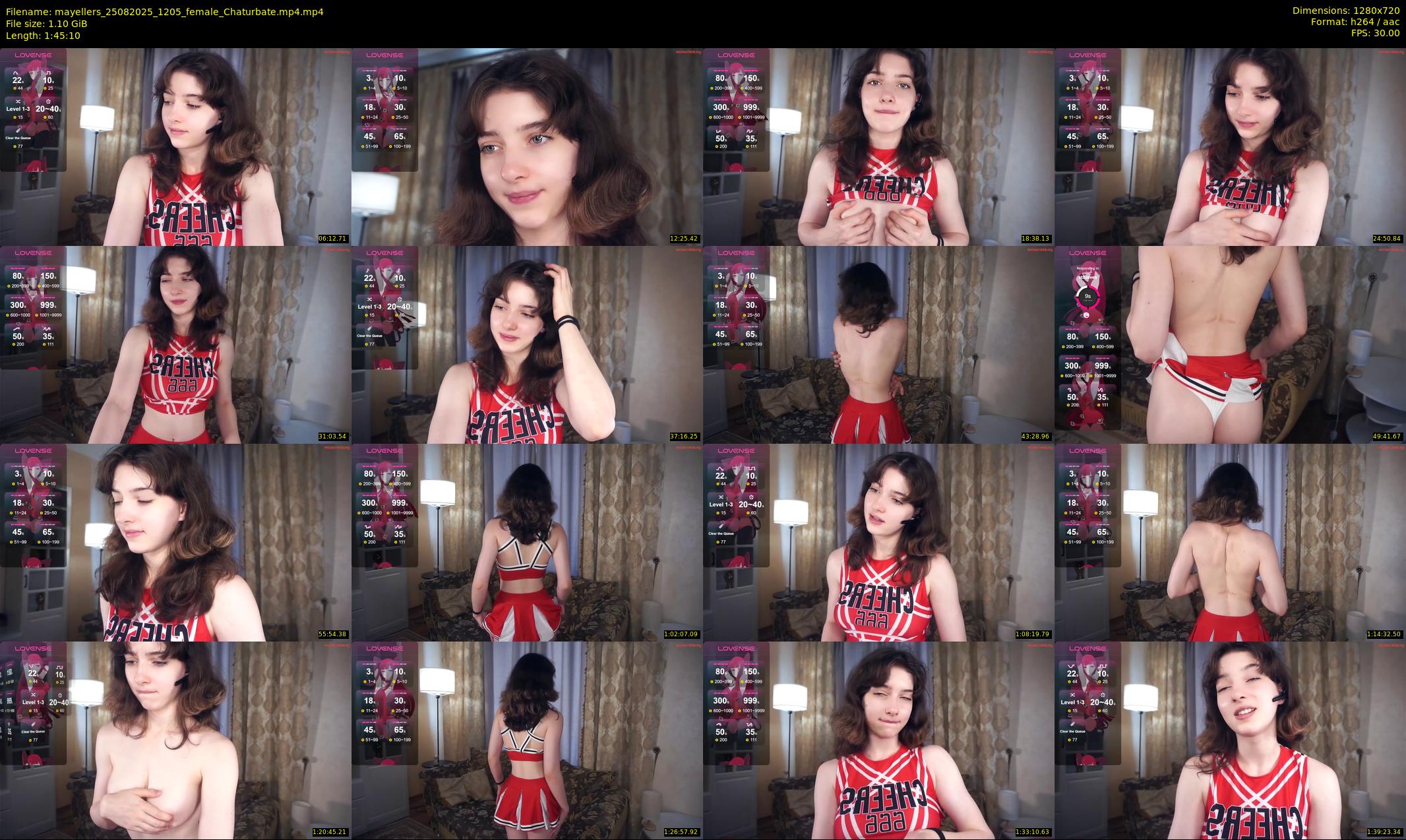 mayellers — 106 minute Chaturbate female cam show recording, 720p, Aug 25, 2025