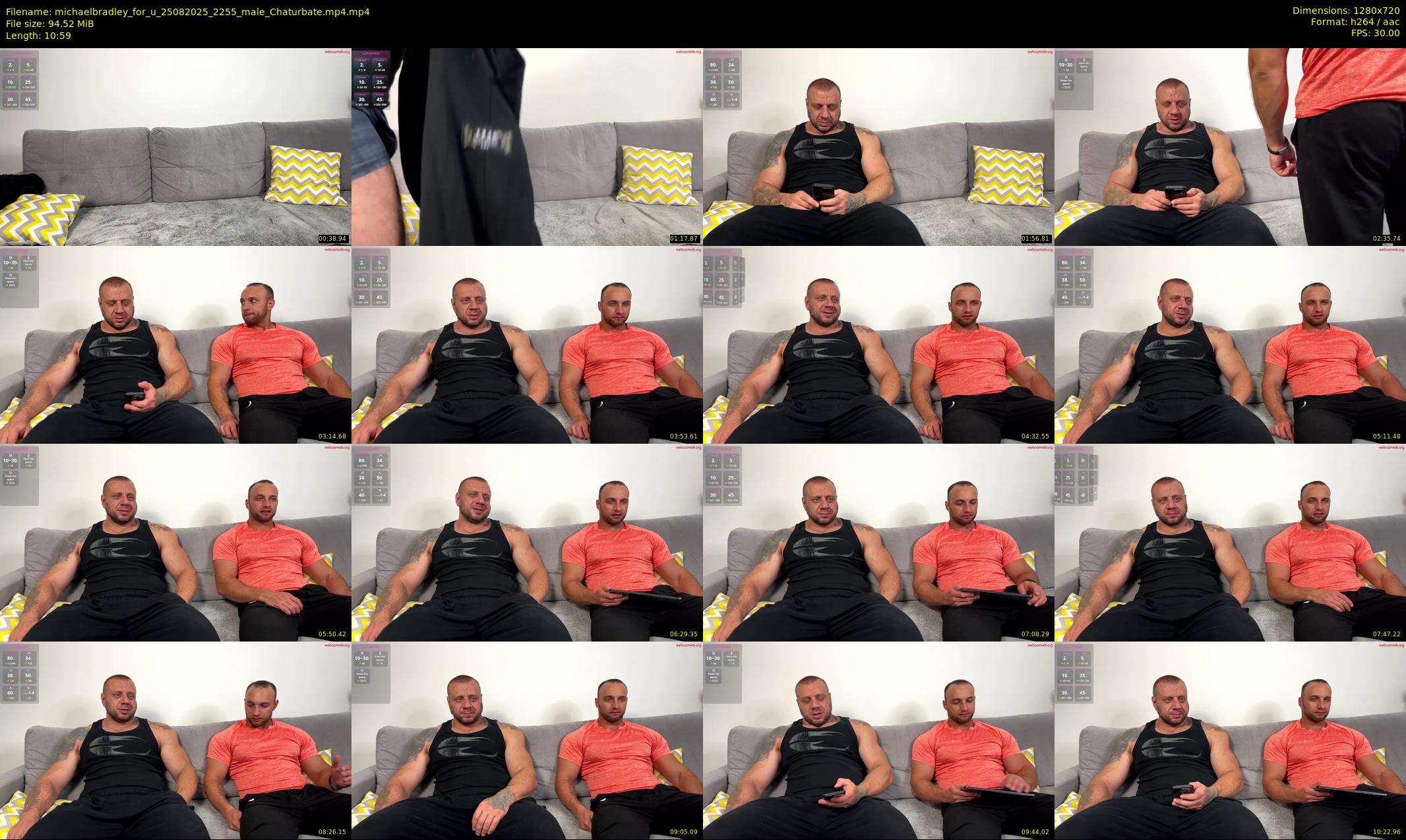 michaelbradley_for_u — 11 minute Chaturbate male cam show recording, 720p, Aug 25, 2025