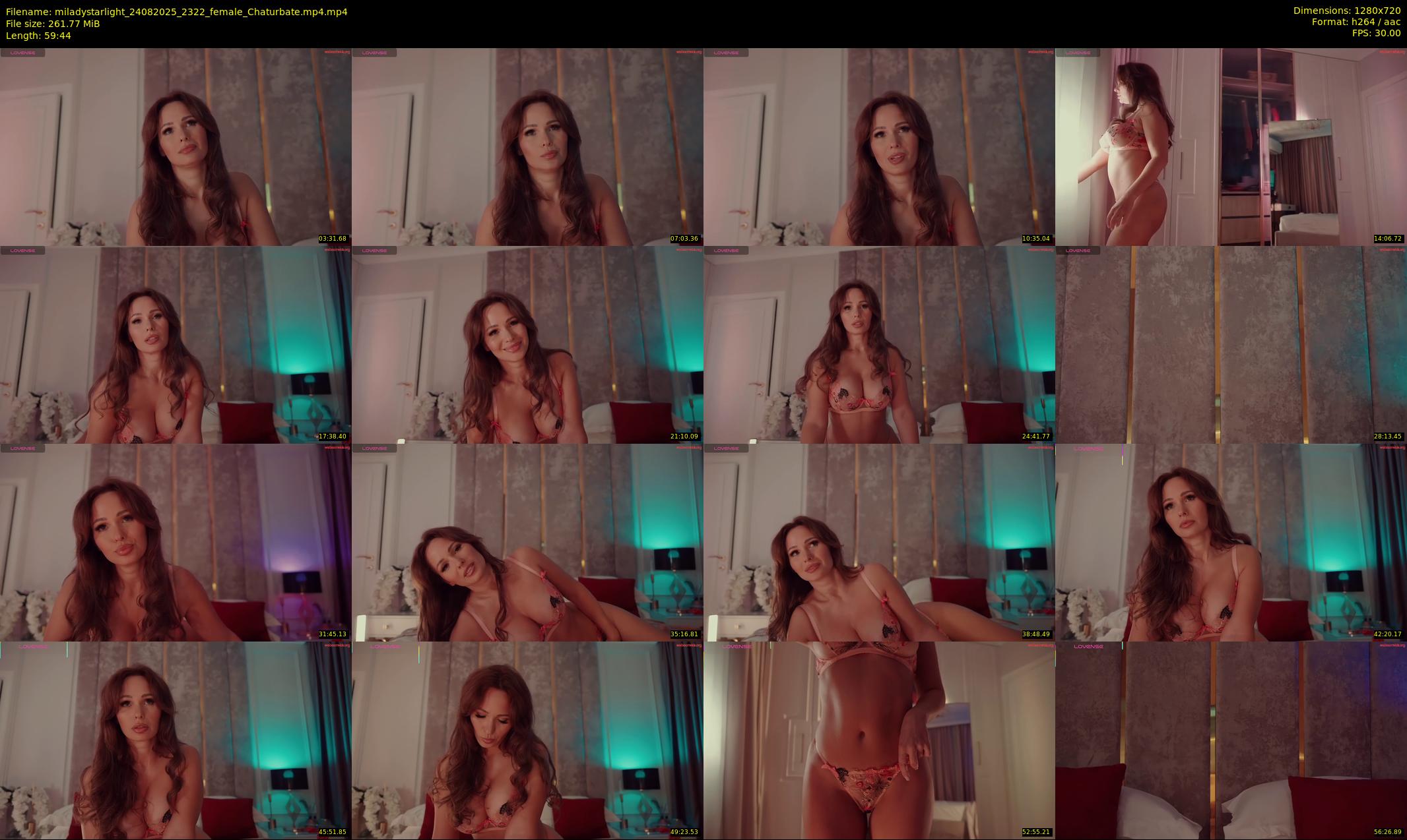 miladystarlight — 60 minute Chaturbate female cam show recording, 720p, Aug 24, 2025