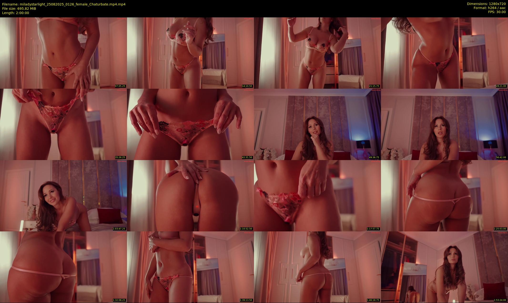 miladystarlight — 120 minute Chaturbate female cam show recording, 720p, Aug 25, 2025