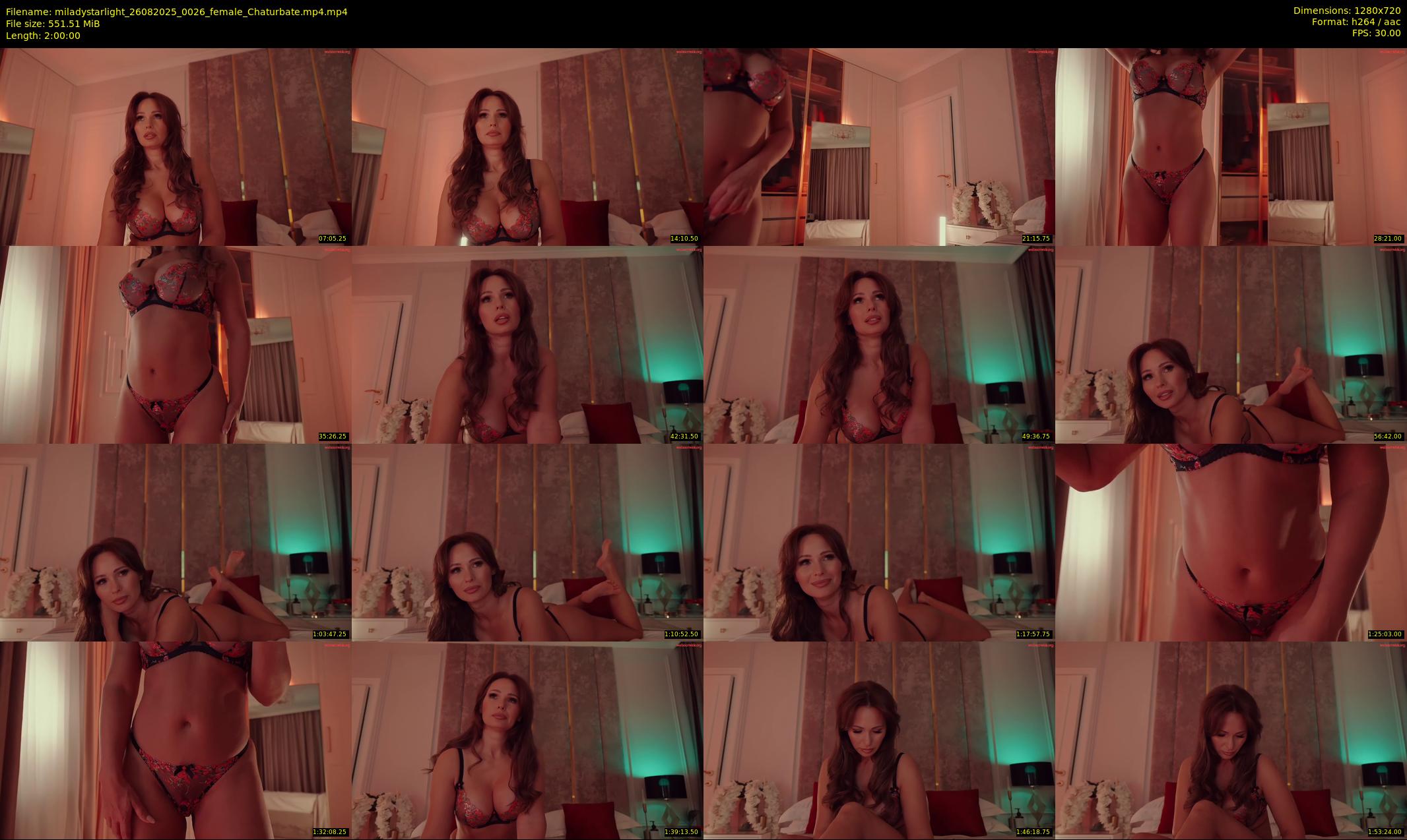 miladystarlight — 120 minute Chaturbate female cam show recording, 720p, Aug 26, 2025