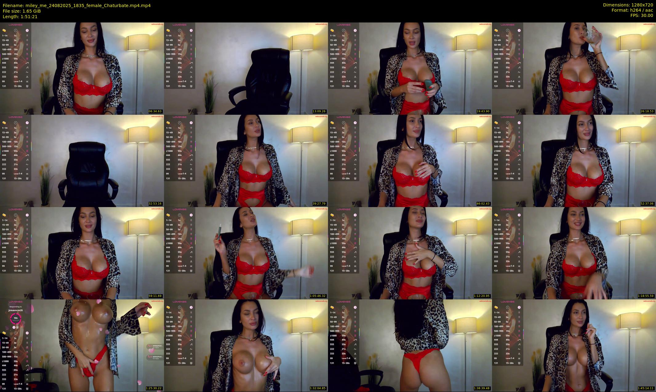 miley_me — 112 minute Chaturbate female cam show recording, 720p, Aug 24, 2025