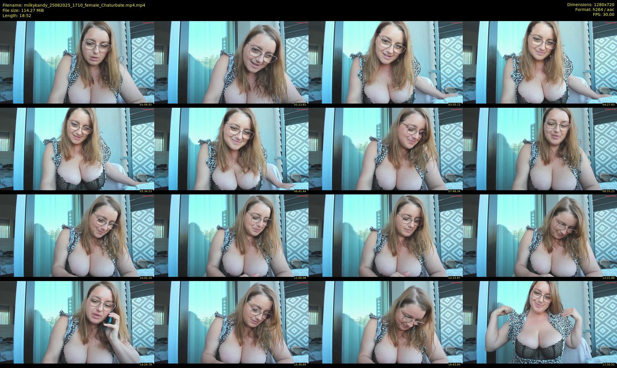 milkykandy — 19 minute Chaturbate female cam show recording, 720p, Aug 25, 2025