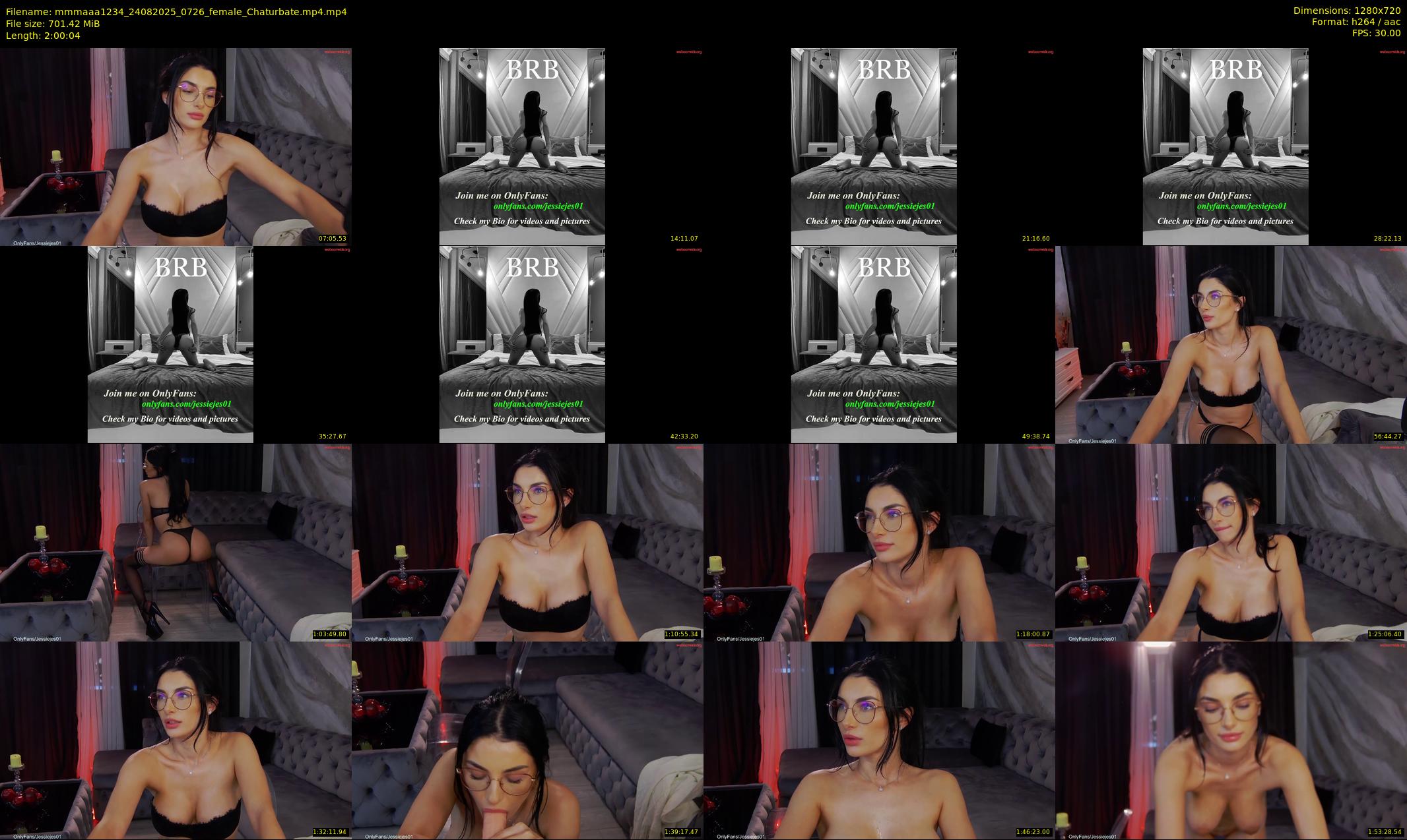 mmmaaa1234 — 121 minute Chaturbate female cam show recording, 720p, Aug 24, 2025