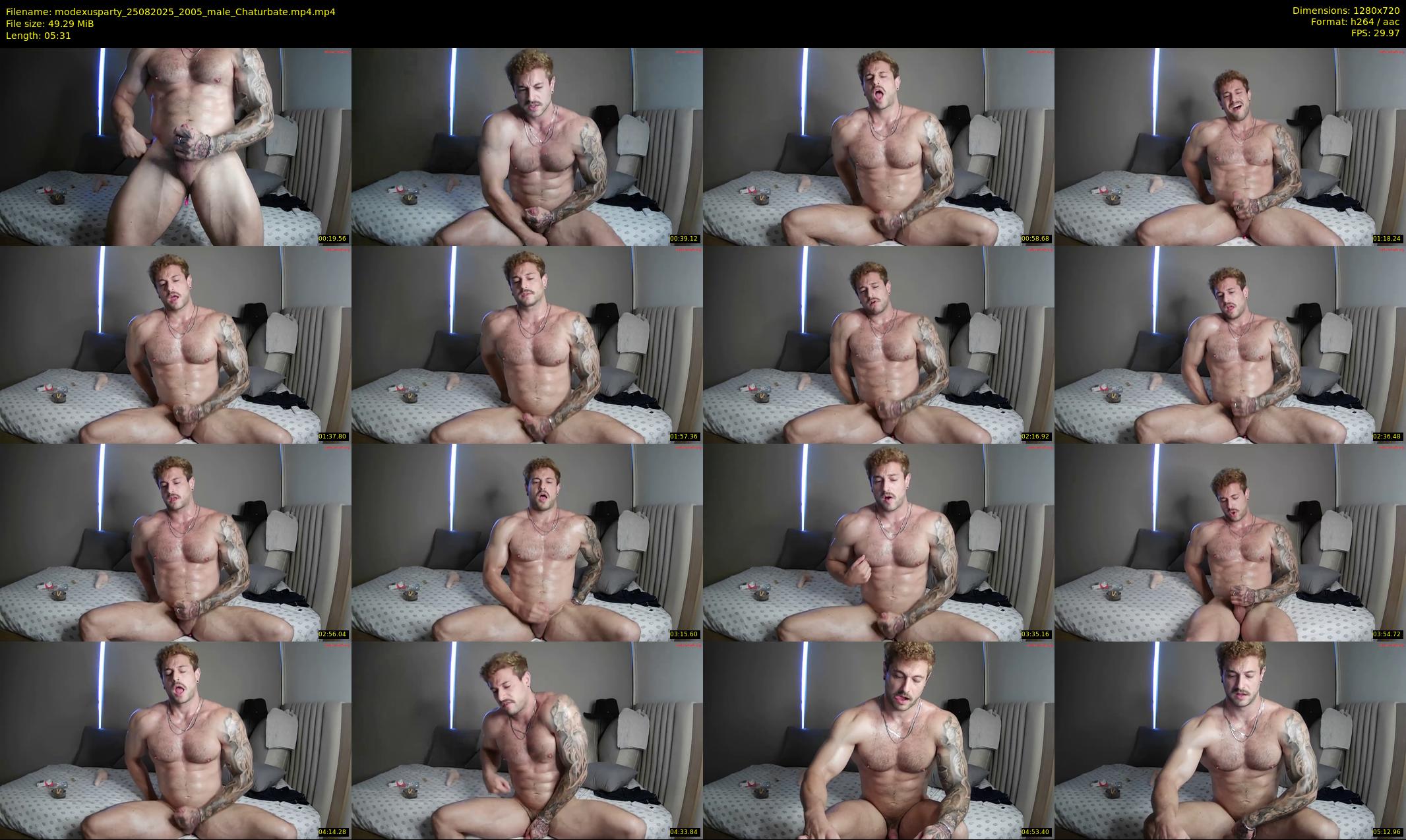 modexusparty — 6 minute Chaturbate male cam show recording, 720p, Aug 25, 2025